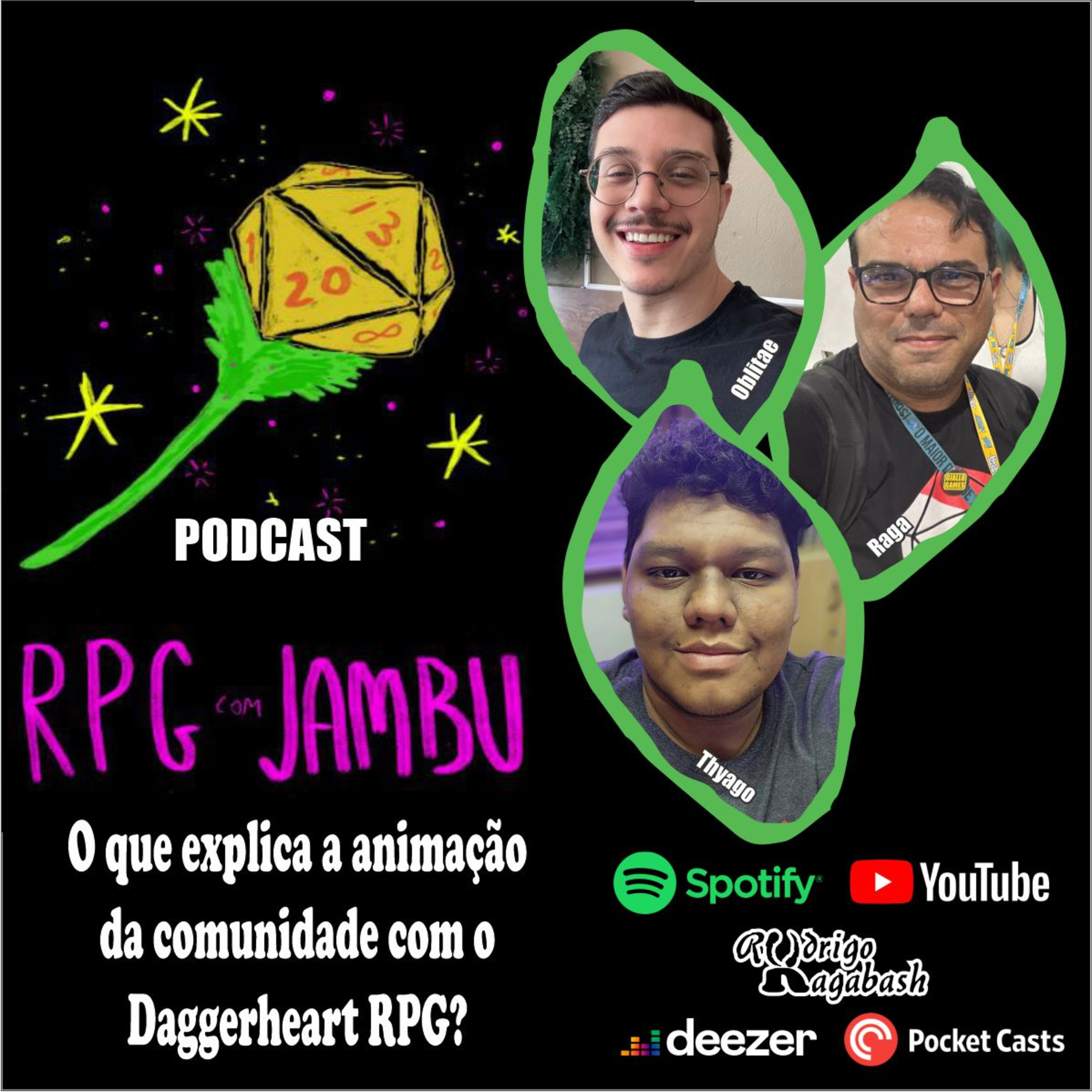 Podcast RPG com Jambu #55 | O que explica a animação da comunidade com o Daggerheart RPG? episode artwork