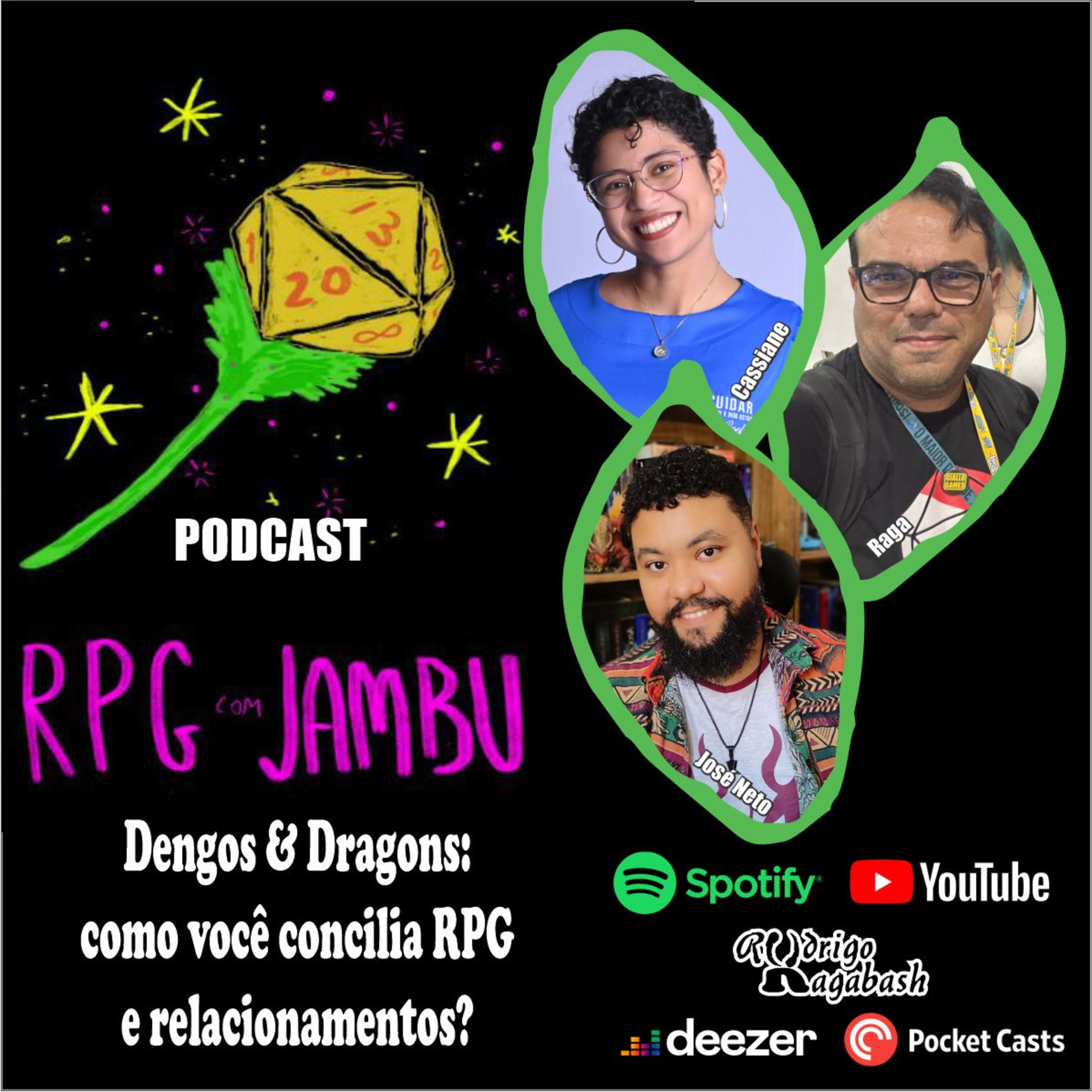 Podcast RPG com Jambu #56 | Dengos & Dragons: como você concilia RPG e relacionamentos? episode artwork