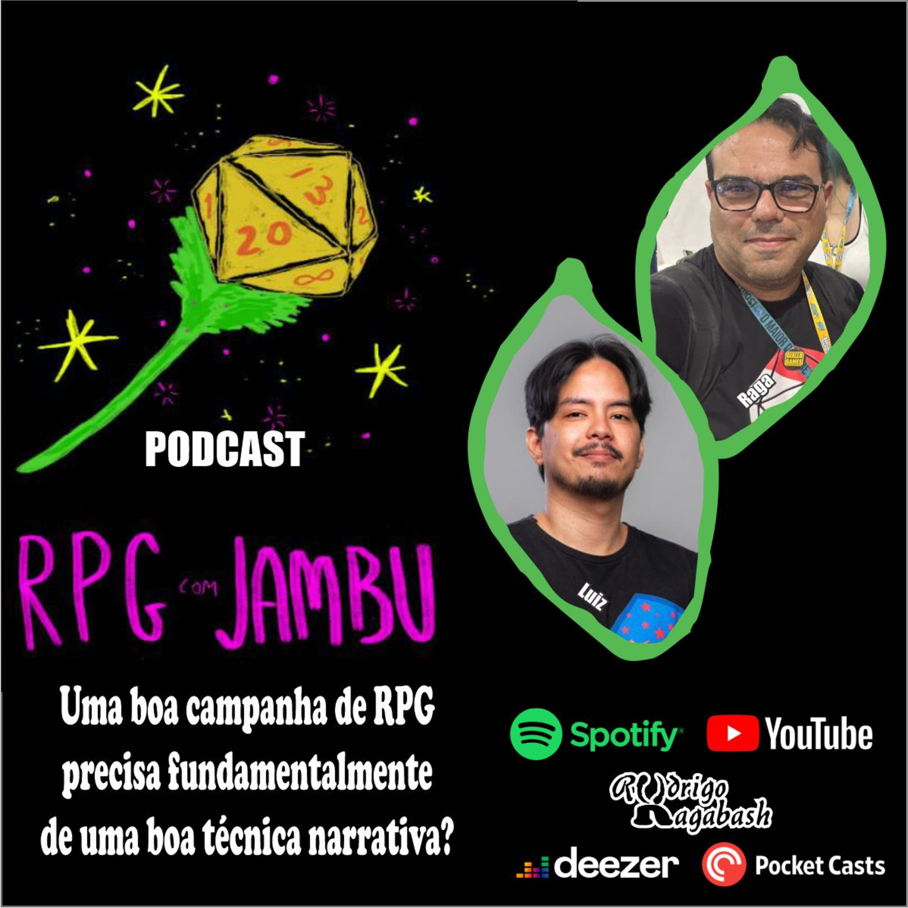 Podcast RPG com Jambu #57 | Uma campanha de RPG precisa de uma boa técnica narrativa? episode artwork