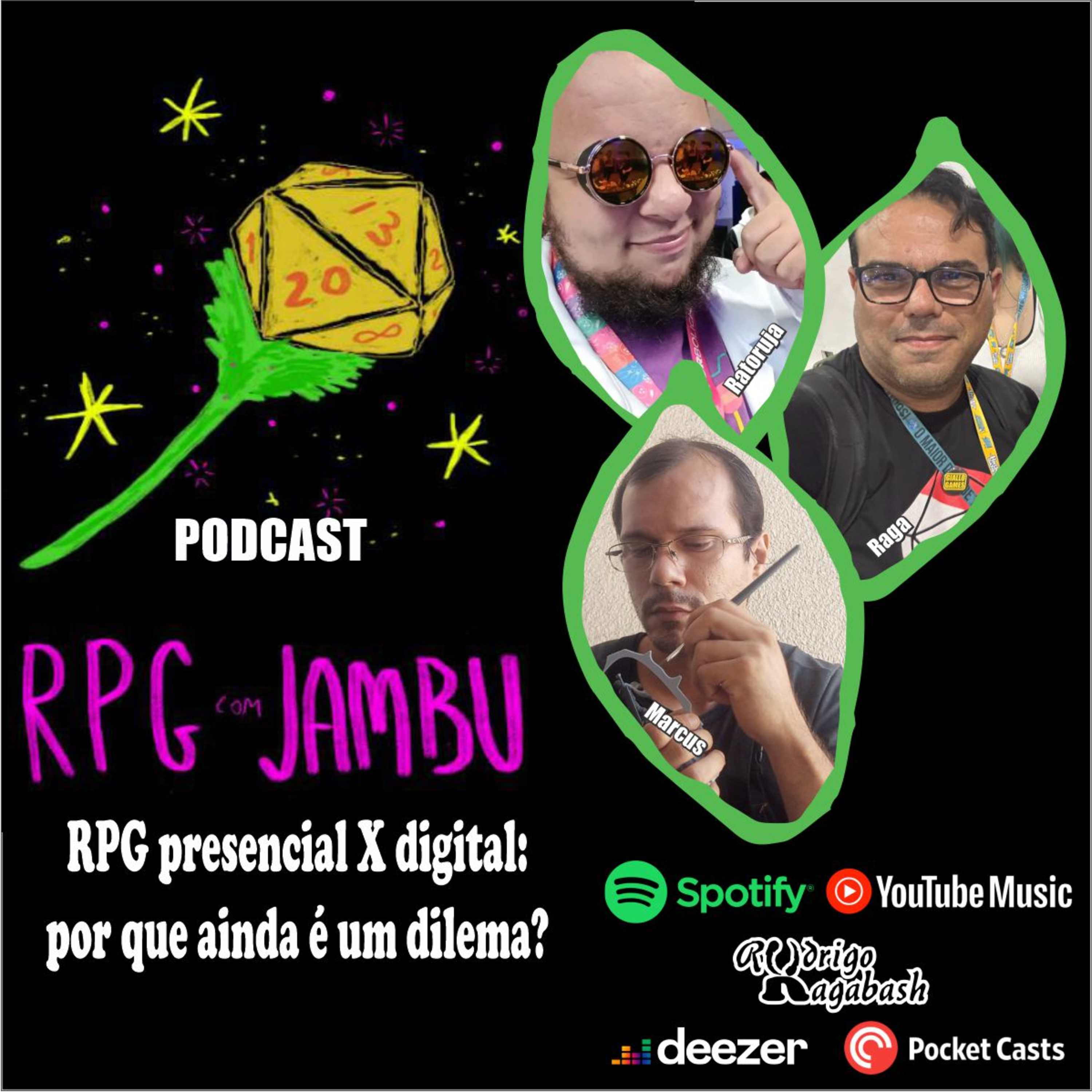 Podcast RPG com Jambu #59 | RPG presencial X digital: por que ainda é um dilema? episode artwork