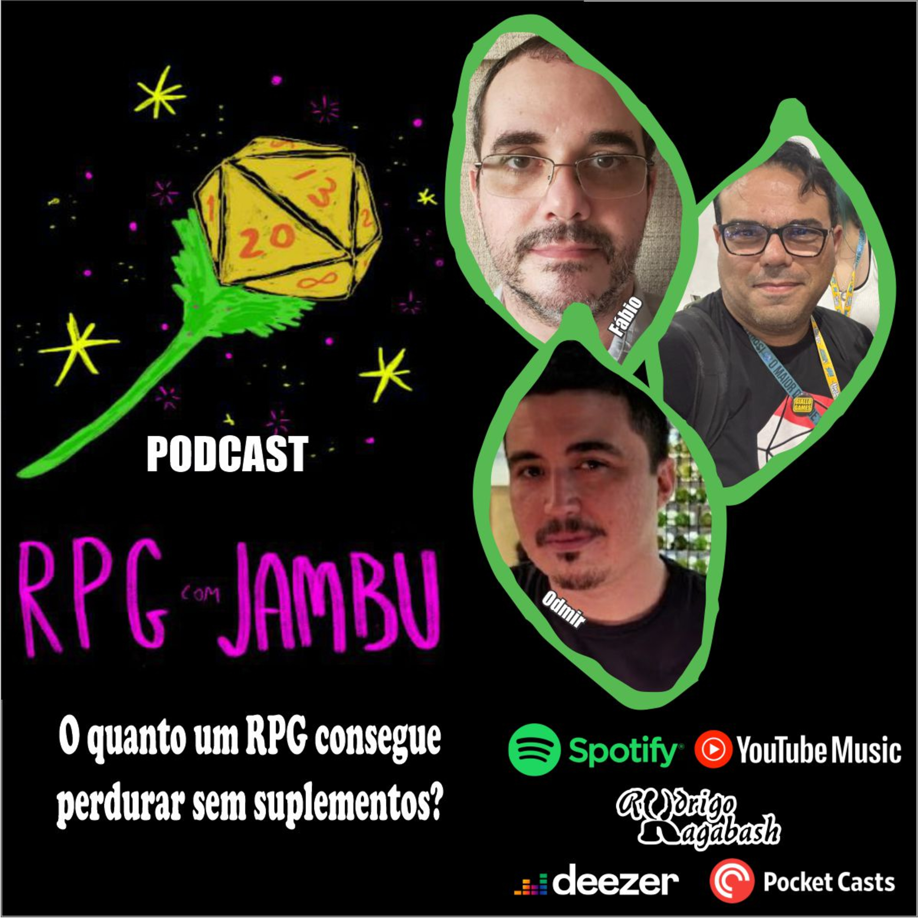 Podcast RPG com Jambu #61 | O quanto um RPG consegue perdurar sem suplementos? episode artwork