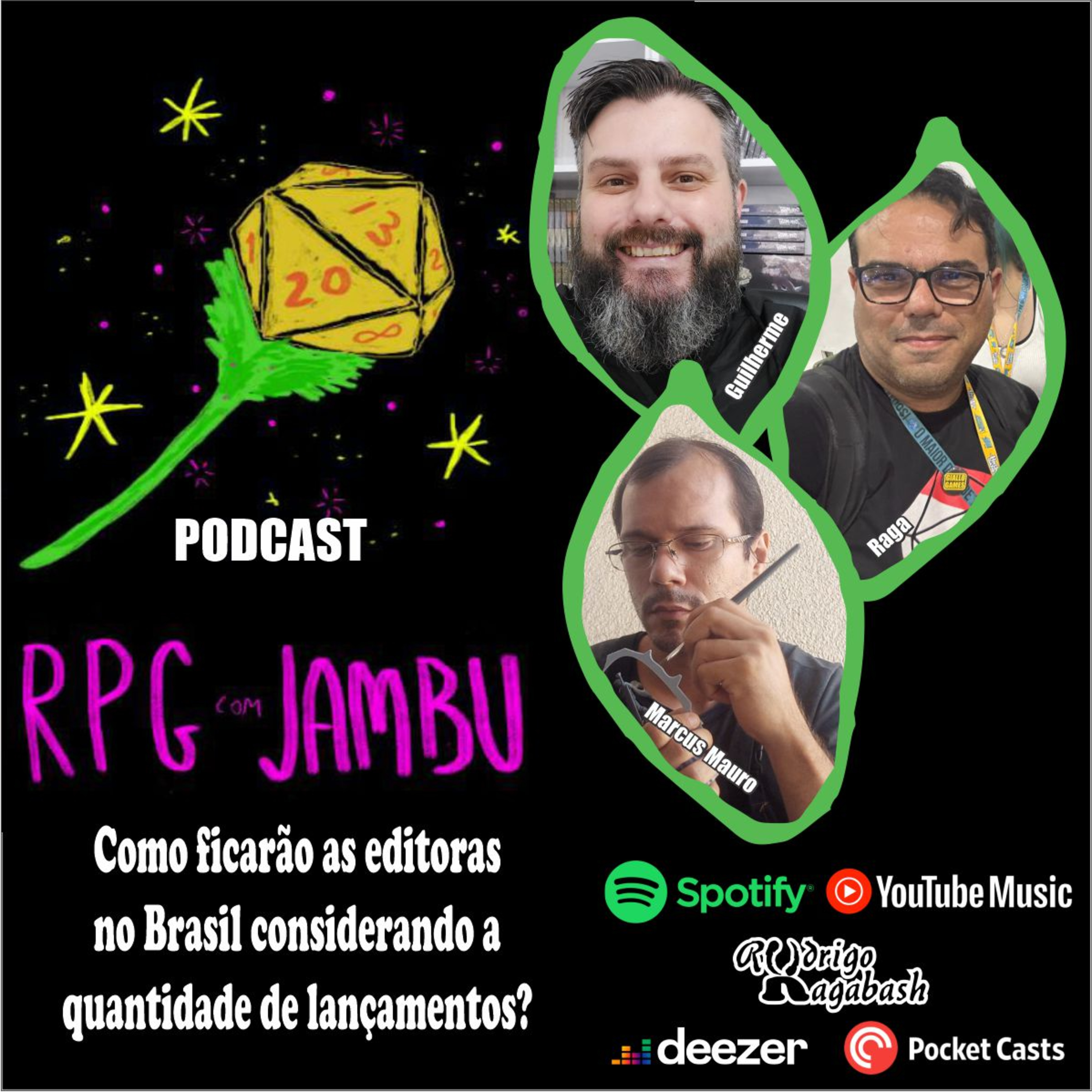 Podcast RPG com Jambu #62 | Como ficarão as editoras no Brasil considerando a quant. de lançamentos? episode artwork