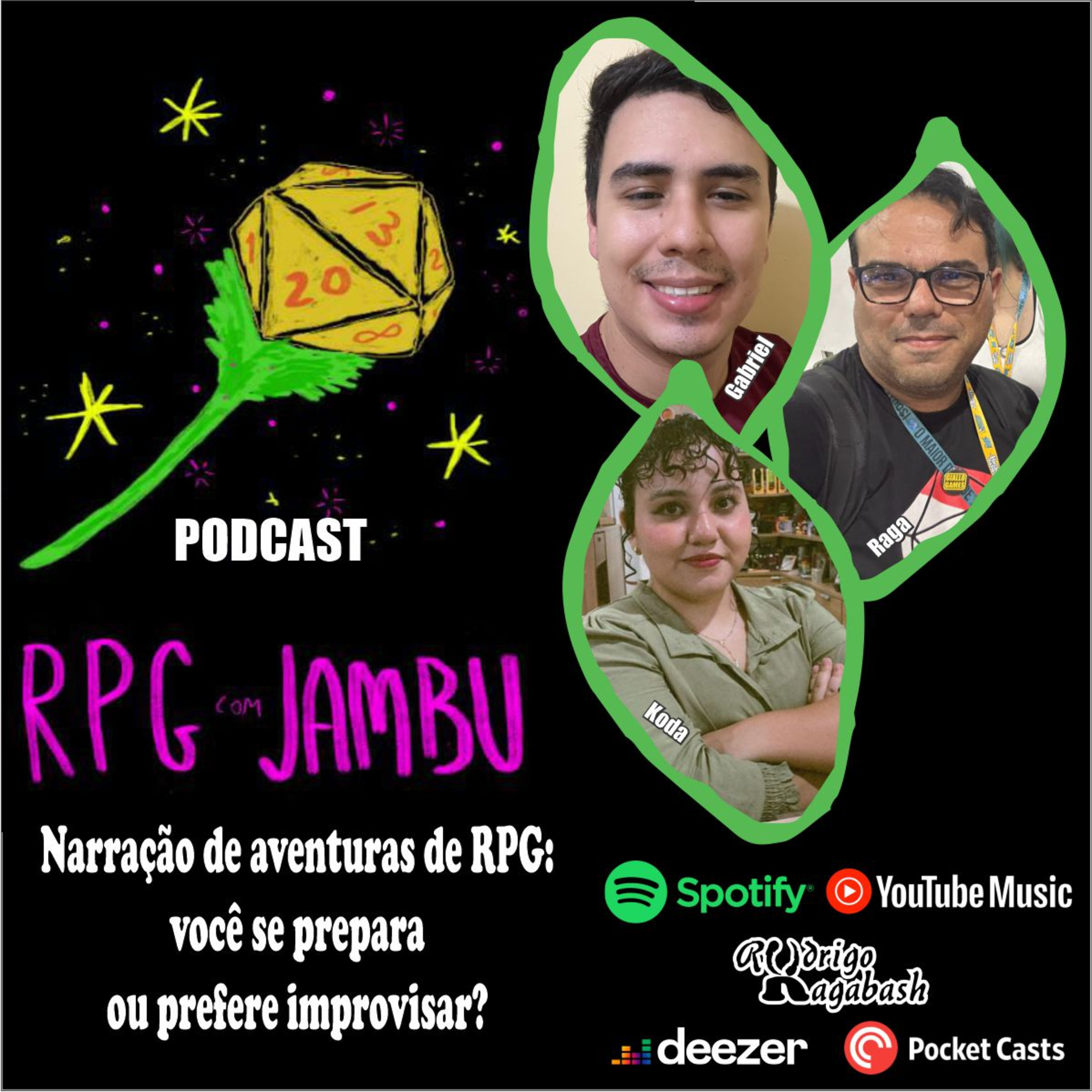 Podcast RPG com Jambu #64 | Narração de aventuras de RPG: você se prepara ou prefere improvisar? episode artwork
