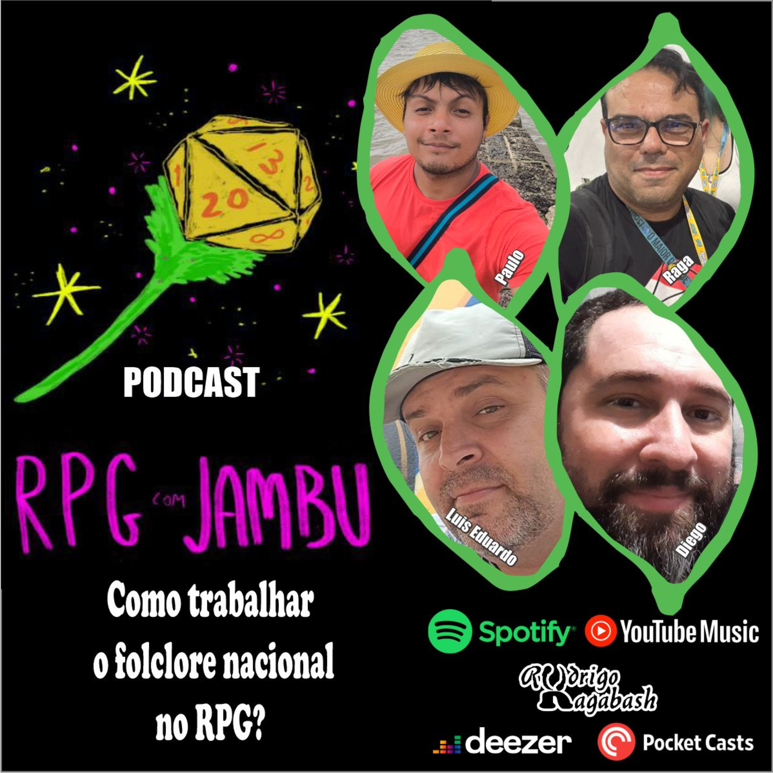Podcast RPG com Jambu #66 | Como trabalhar o folclore nacional no RPG? episode artwork