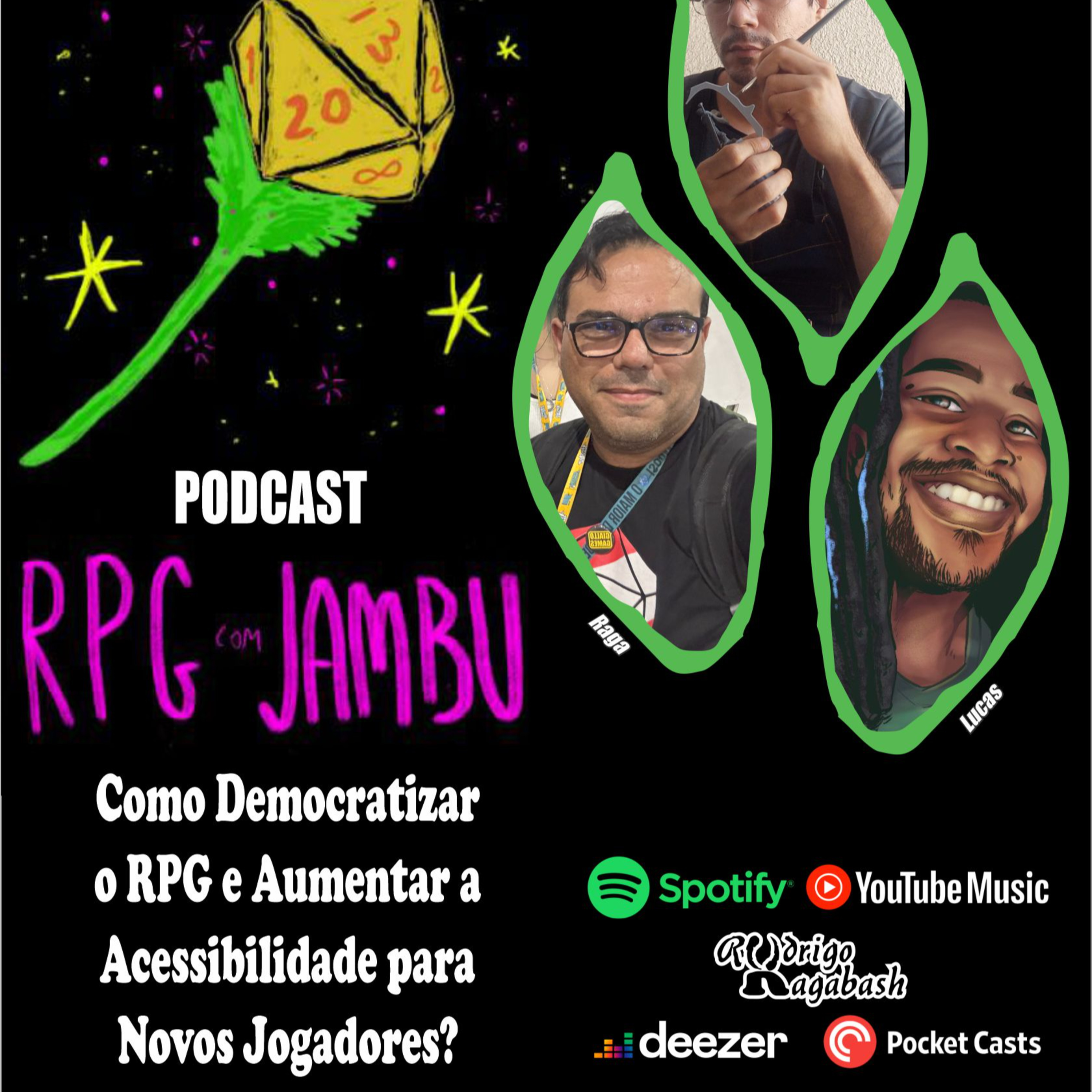 Podcast RPG com Jambu #70 | Como Democratizar o RPG e Aumentar a Acessibilidade para Novos Jogadores? episode artwork
