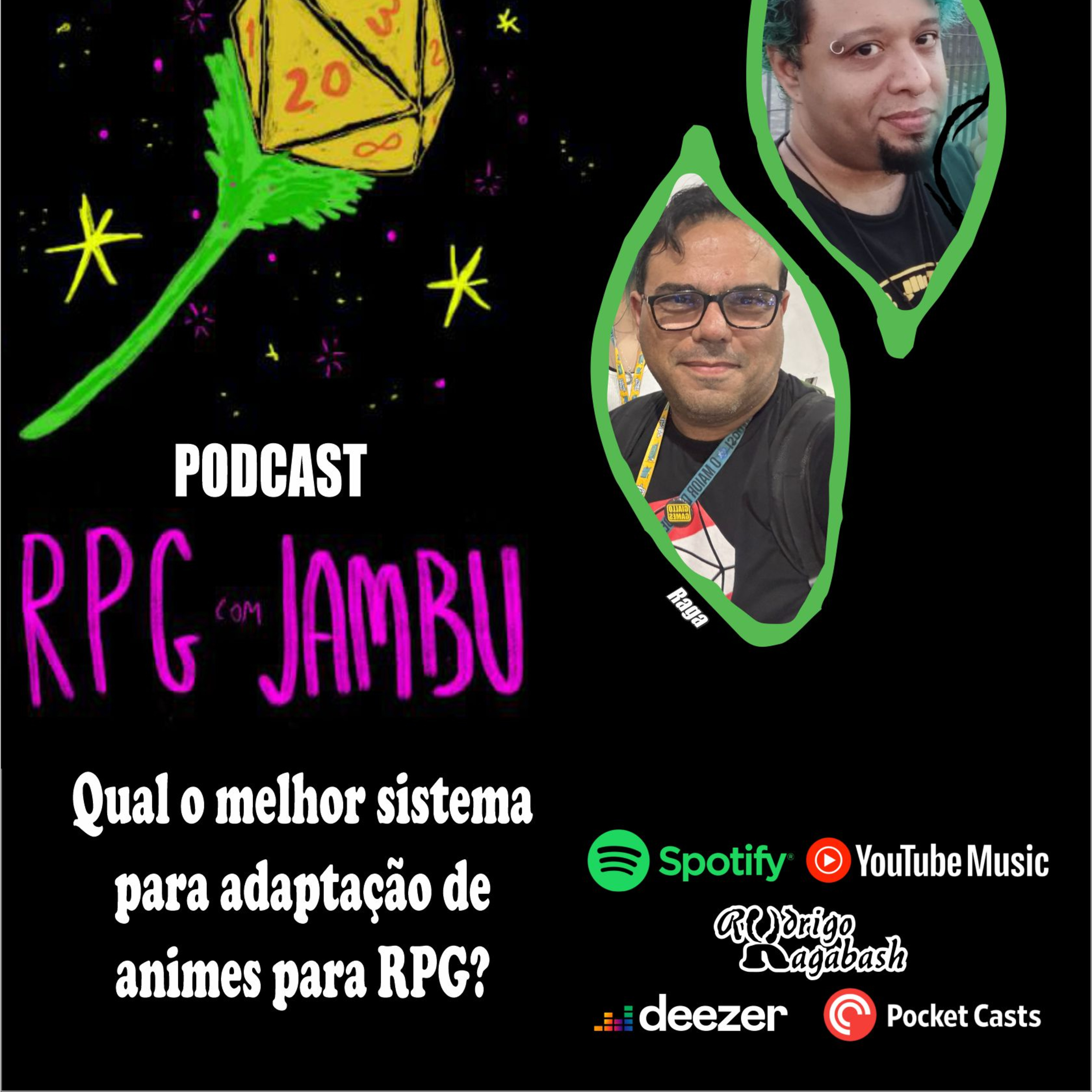 Podcast RPG com Jambu #71 | Qual o melhor sistema para adaptação de animes para RPG? episode artwork