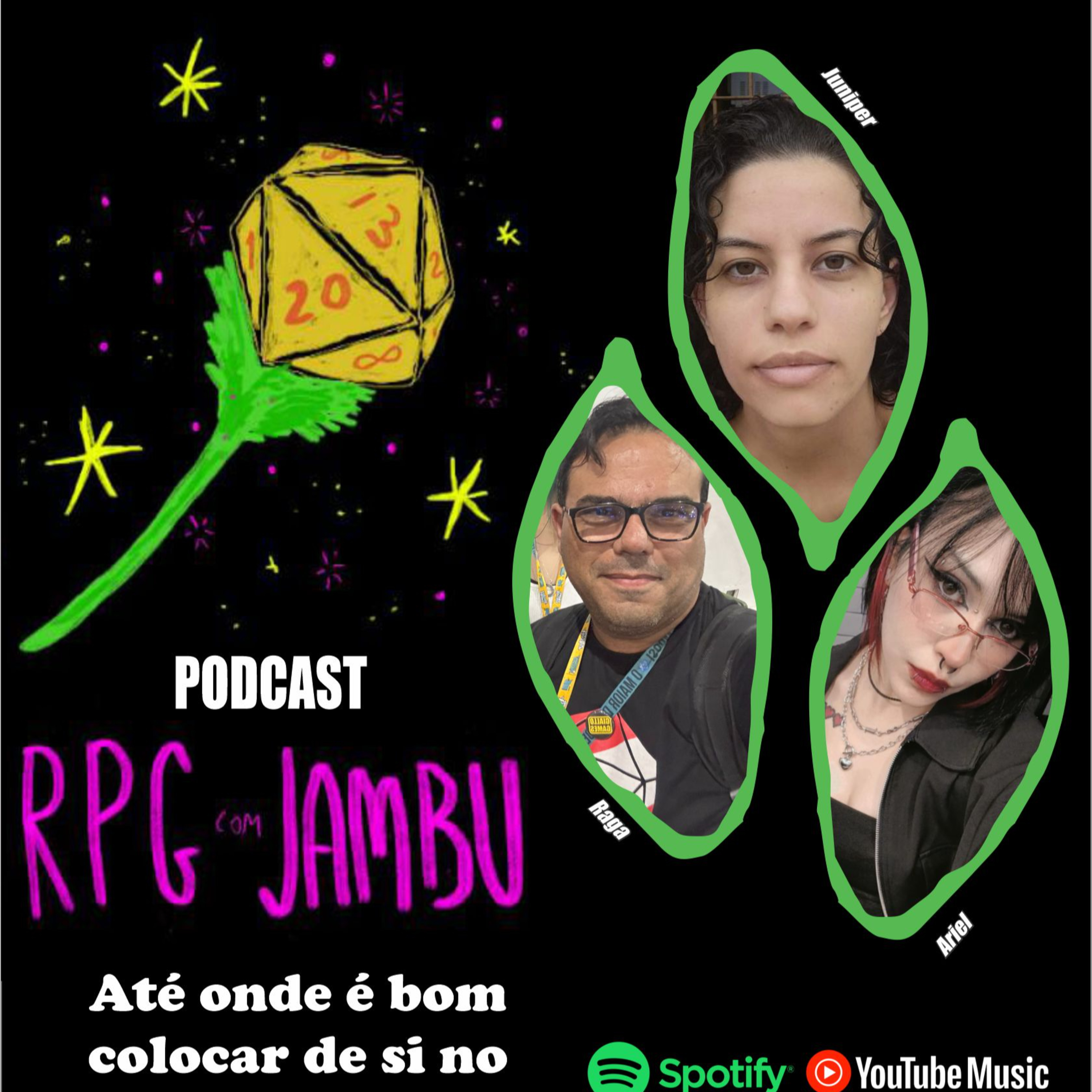 Podcast RPG com Jambu #77 | Até onde é bom colocar de si no seu personagem de RPG? episode artwork