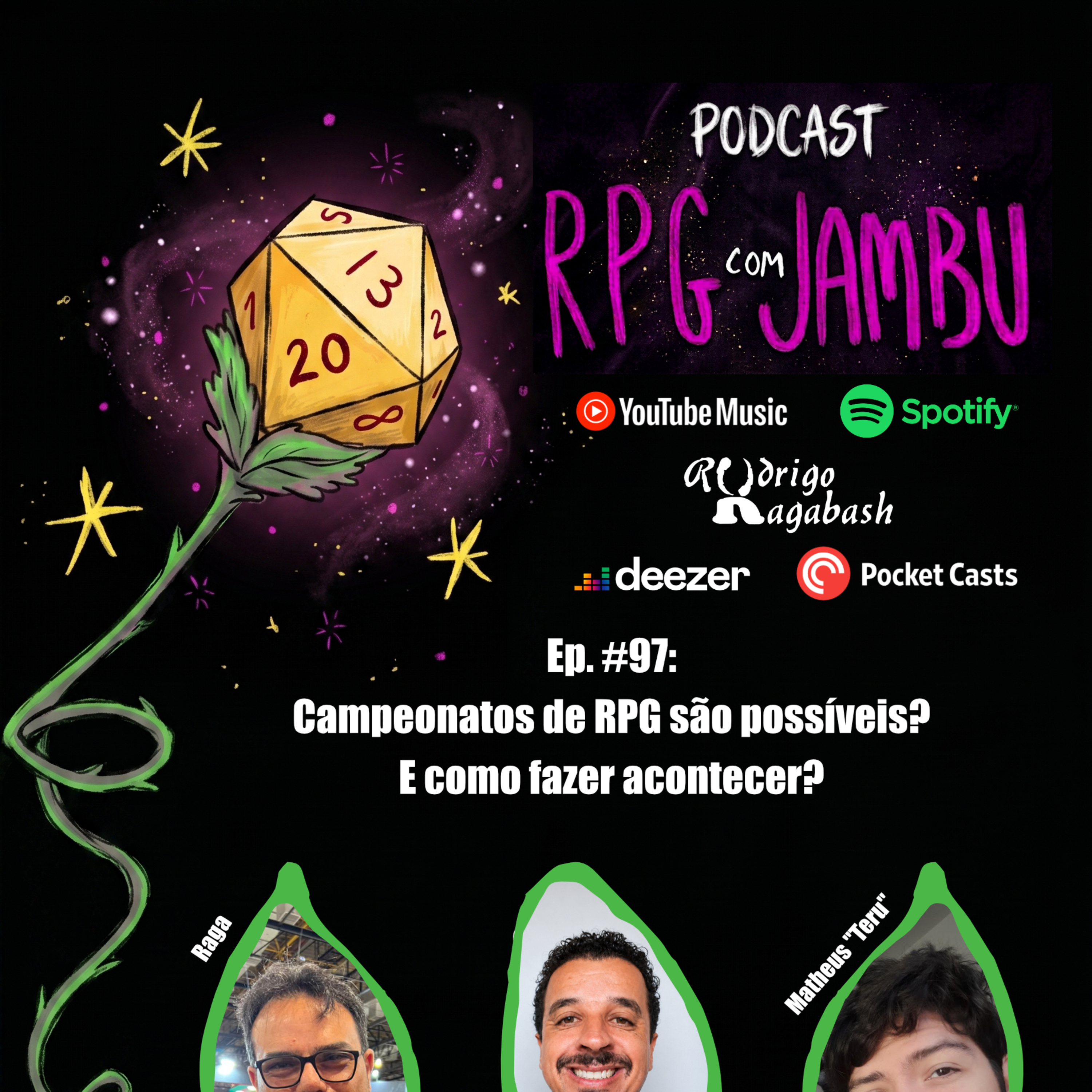 Podcast RPG com Jambu #97 | Campeonatos de RPG são possíveis? E como fazer acontecer?