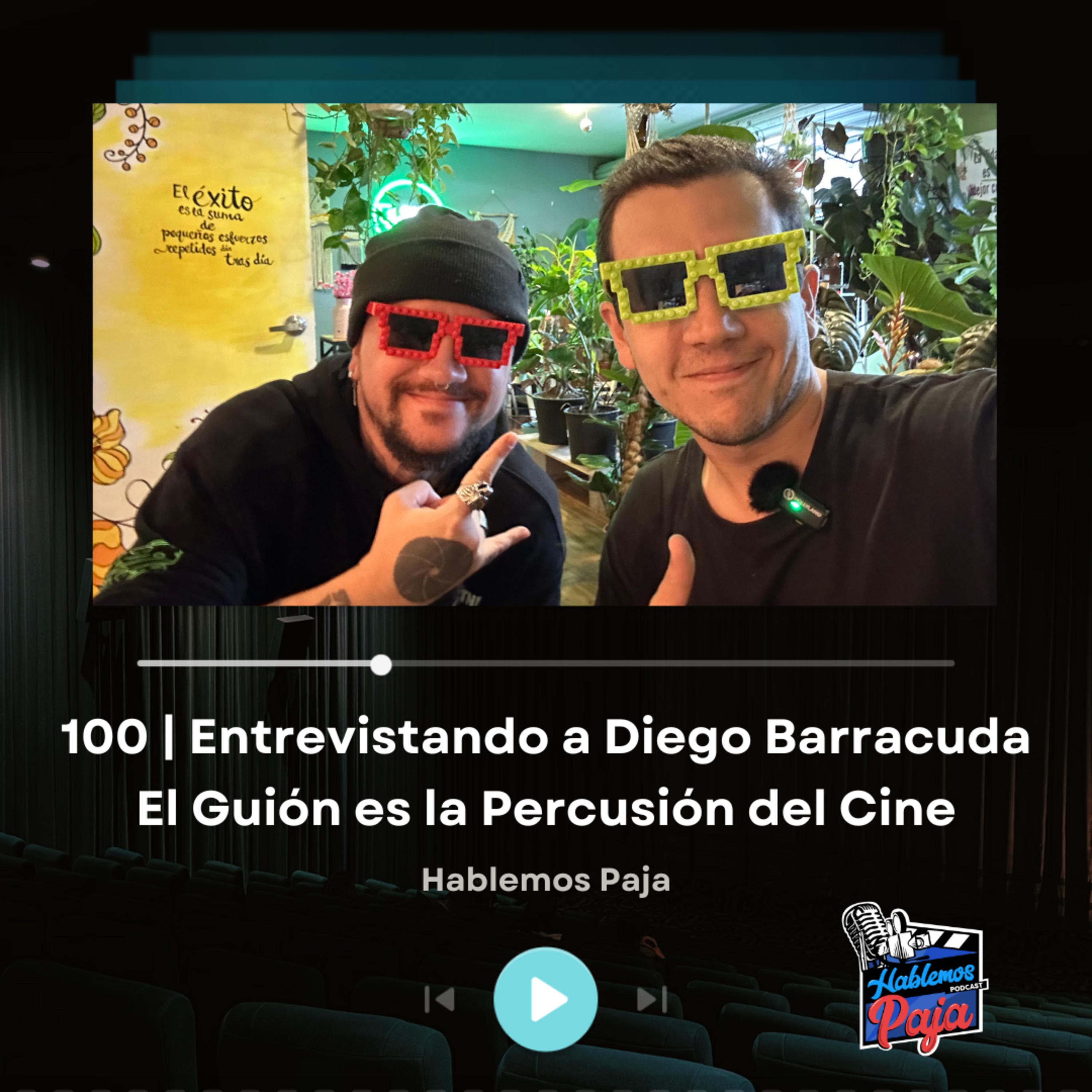 Celebrando 100! Hablemos con Diego Barracuda sobre la magia del guión en cine episode artwork