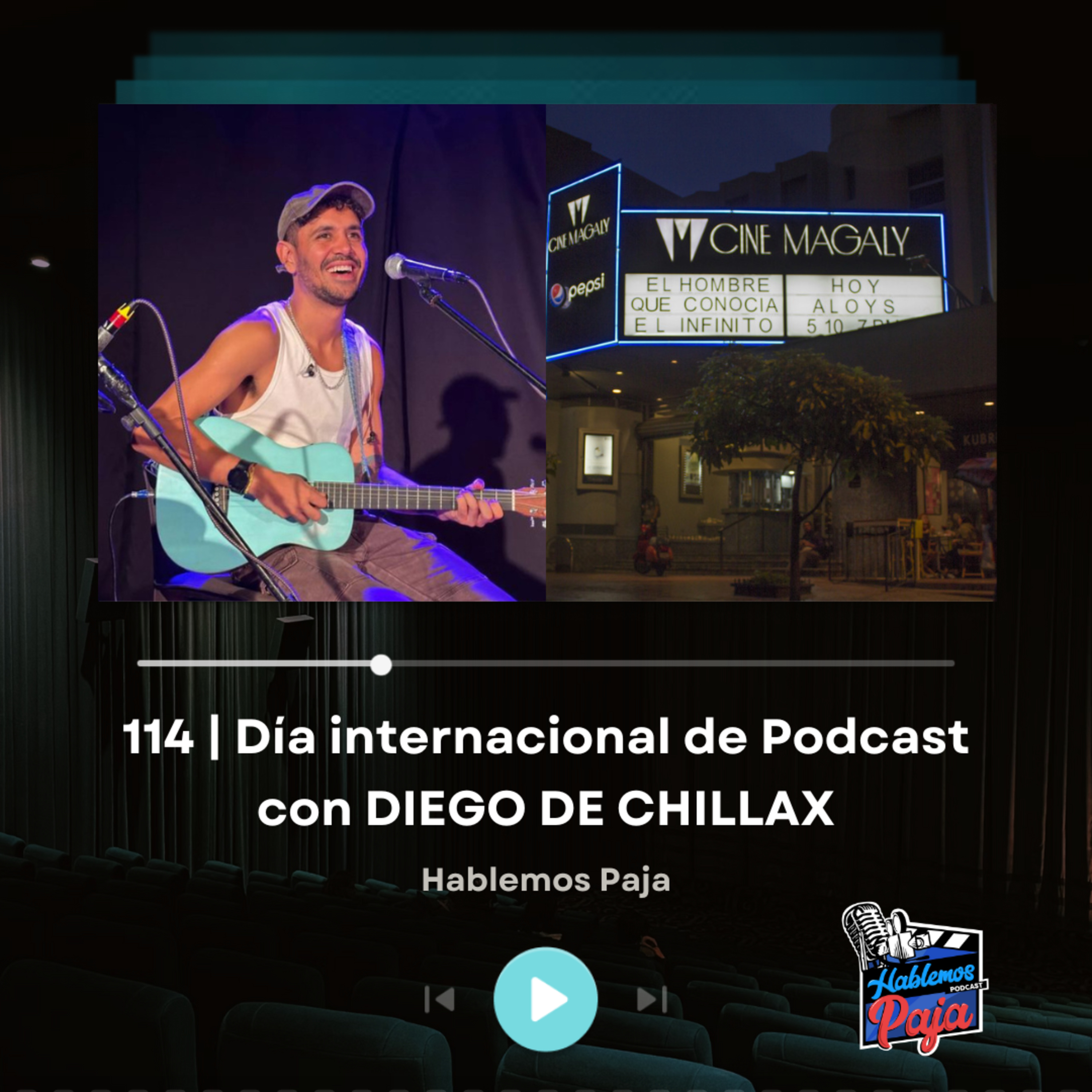 Diego de Chillax celebra el Día Internacional del Podcast hablando de cine episode artwork
