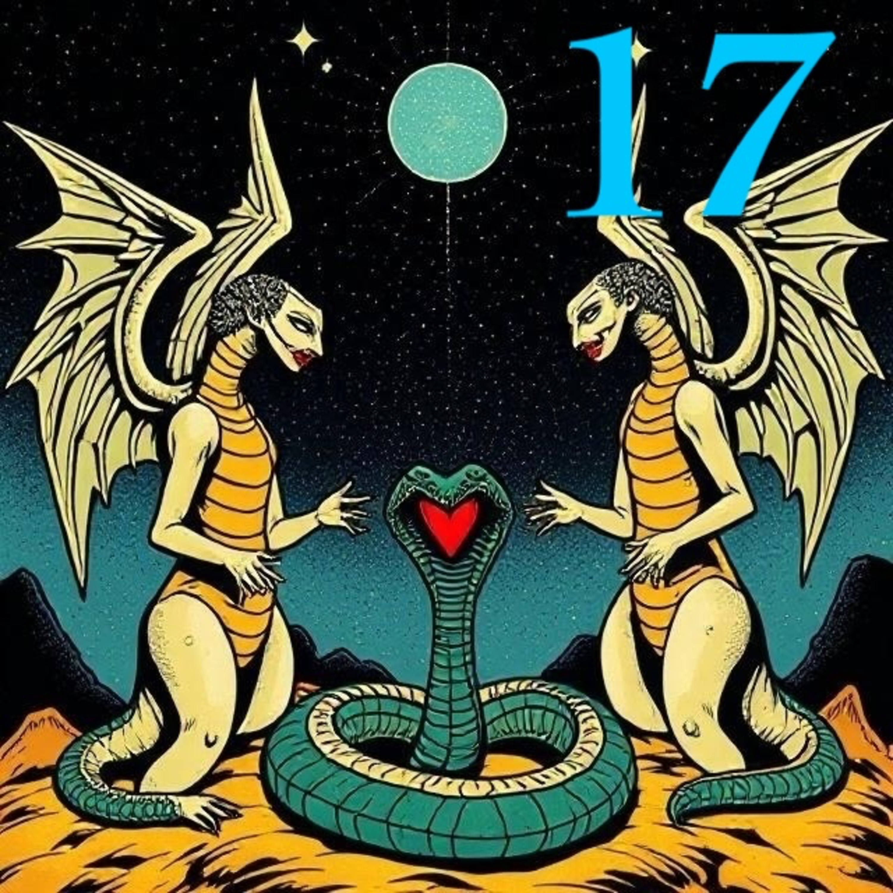 Buenos presagios, 17 (voz humana)