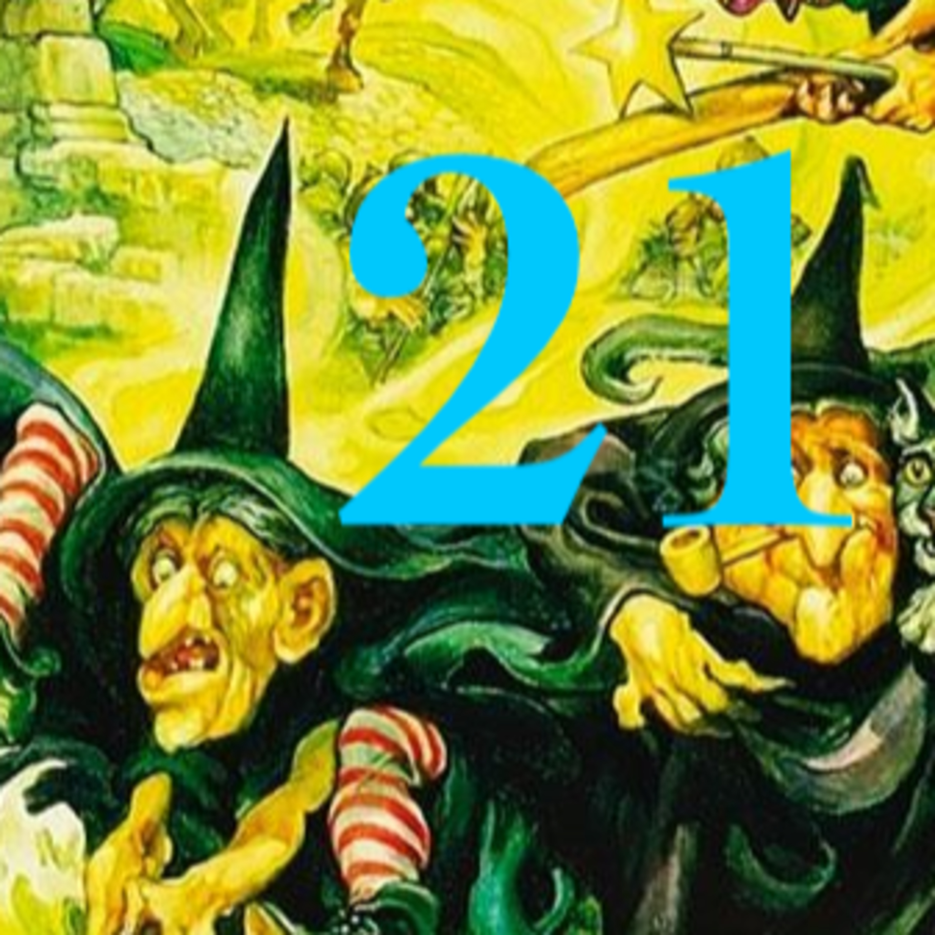 Brujas de viaje 21, (voz humana); Mundodisco 12. episode artwork