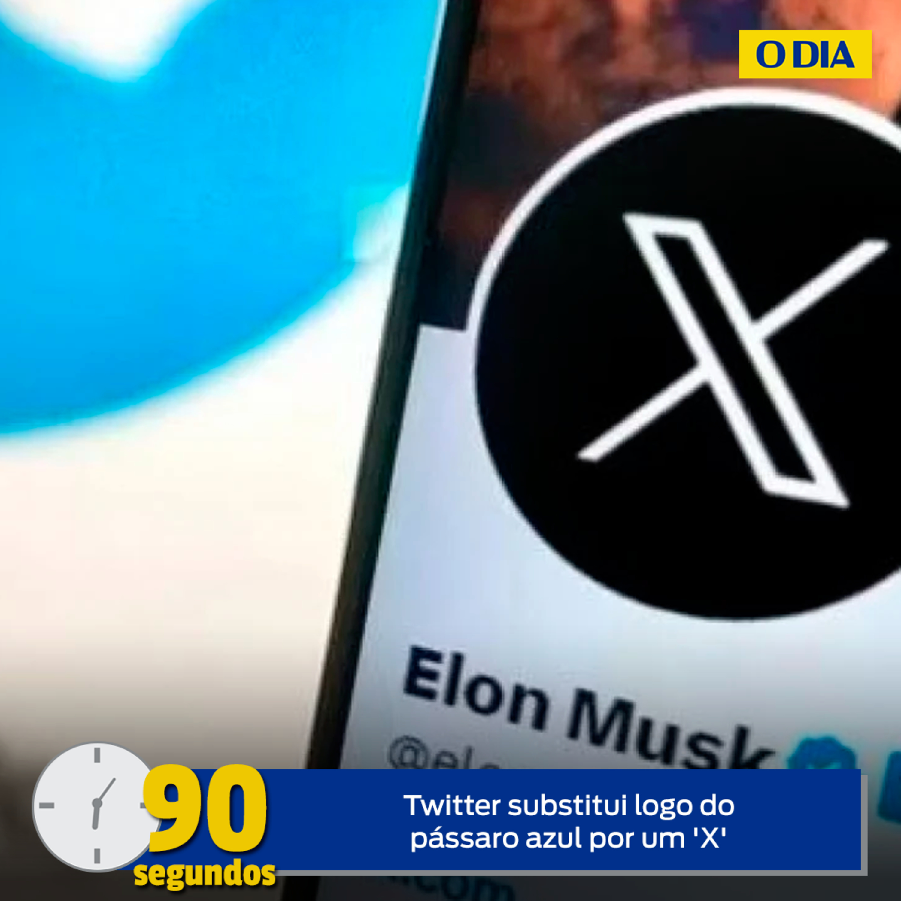 90 segundos - Twitter substitui logo do pássaro azul por um 'X' episode artwork