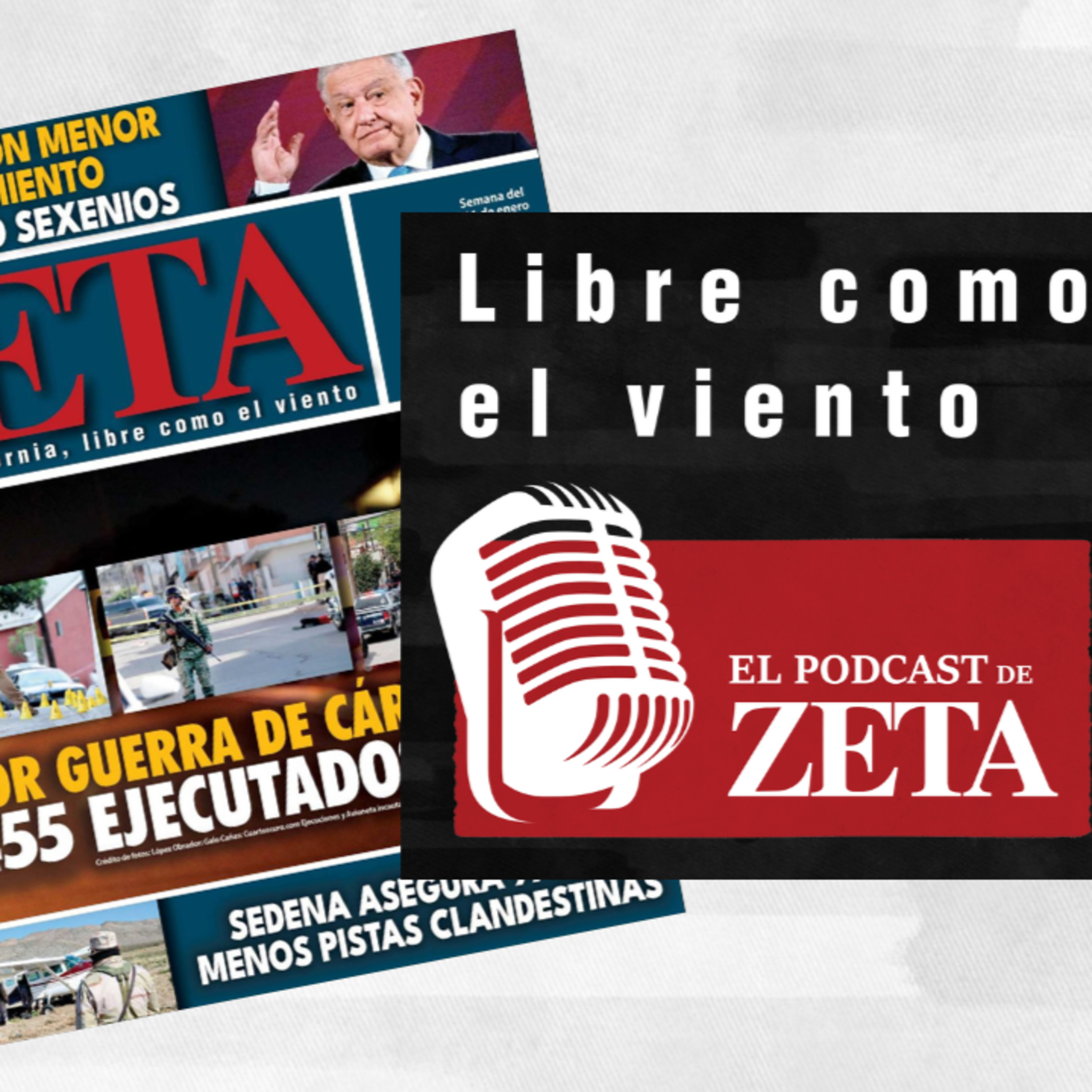 Por guerra de cárteles: 2,455 ejecutados en BC // Sedena asegura 97.55% menos pistas clandestinas. episode artwork