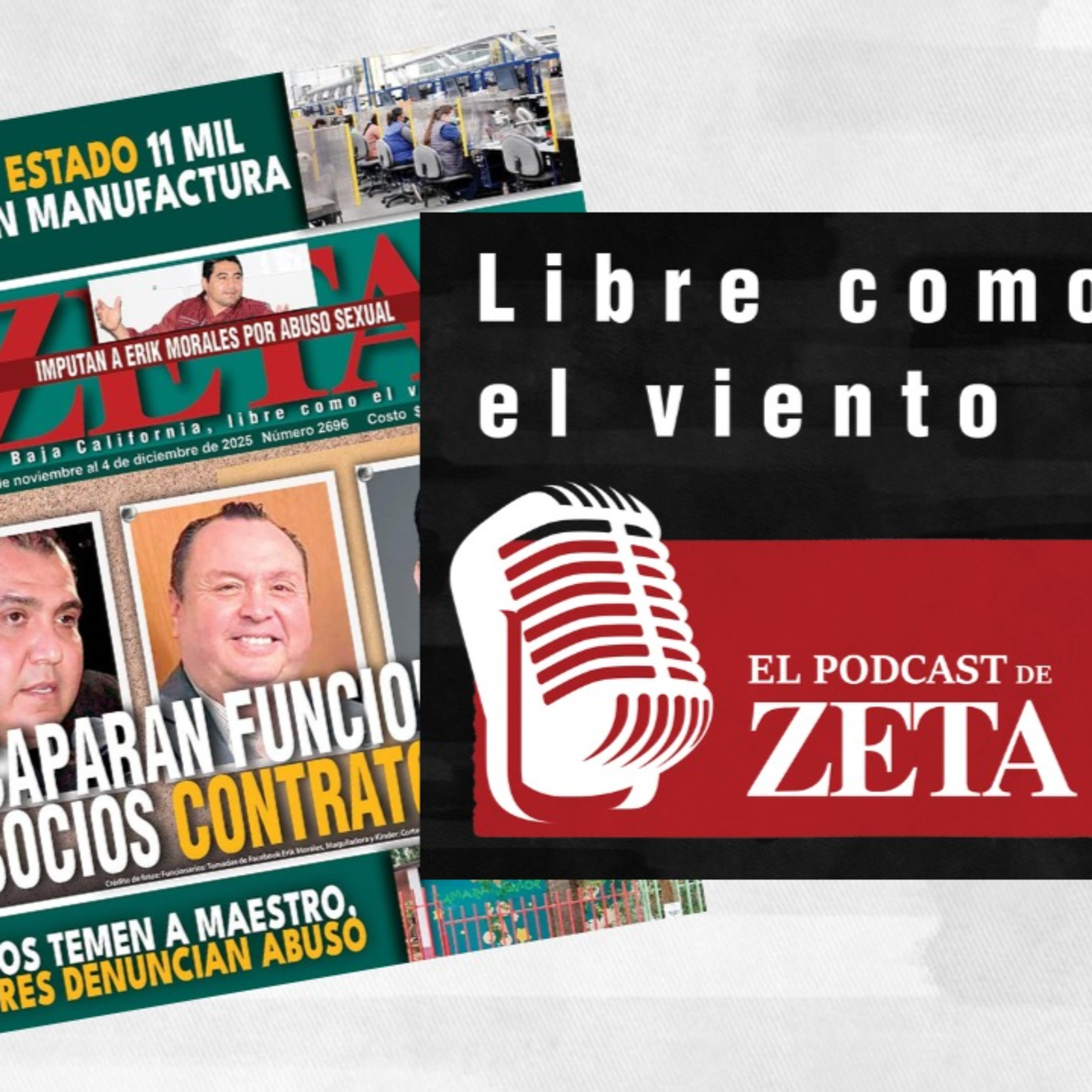 Acaparan funcionarios y socios contratos en BC // Imputan a Erik Morales por abuso sexual.  episode artwork