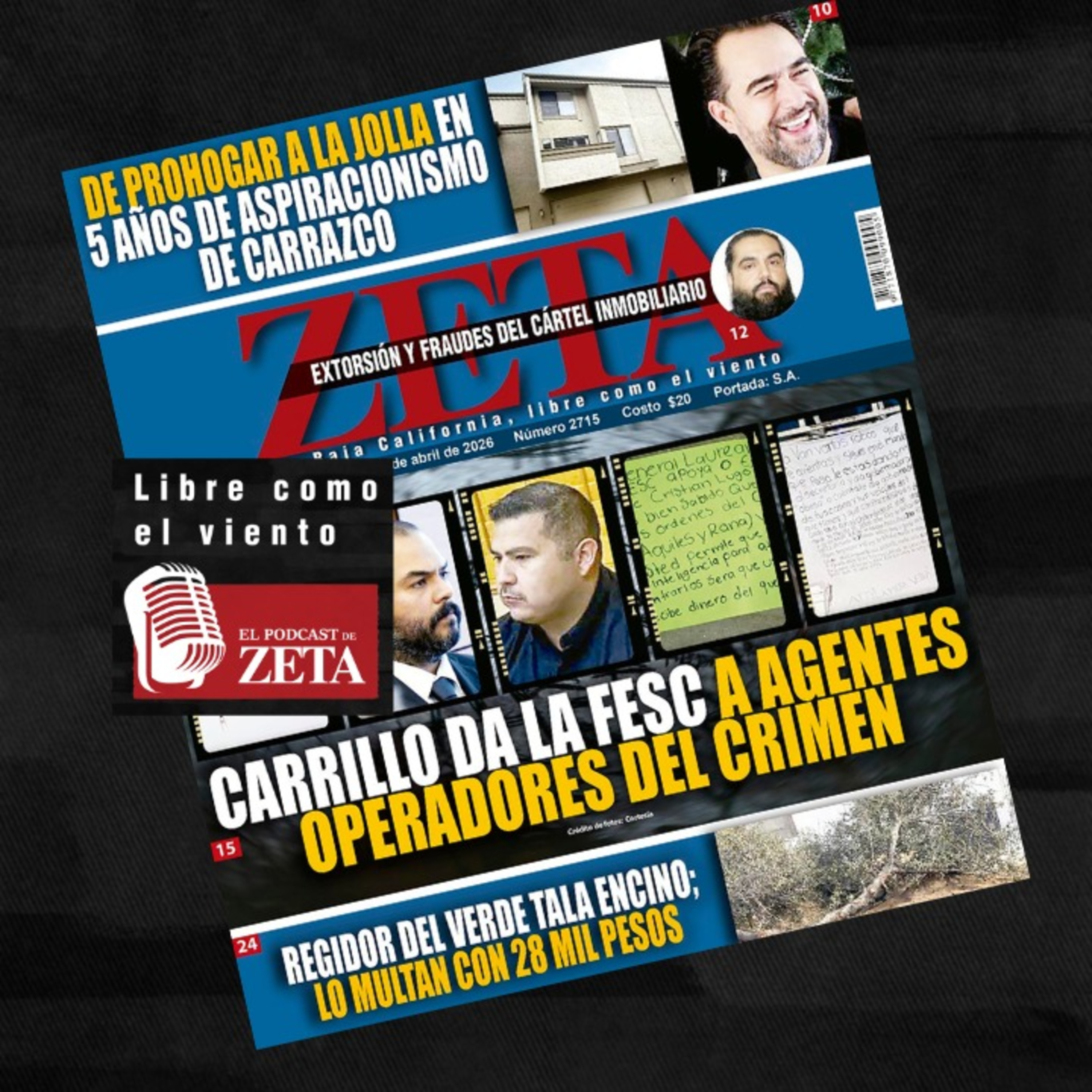 Carrillo da la FESC a agentes operadores del crimen // De Prohogar a la Jolla en 5 años de aspiracionismo de Carrasco.  episode artwork