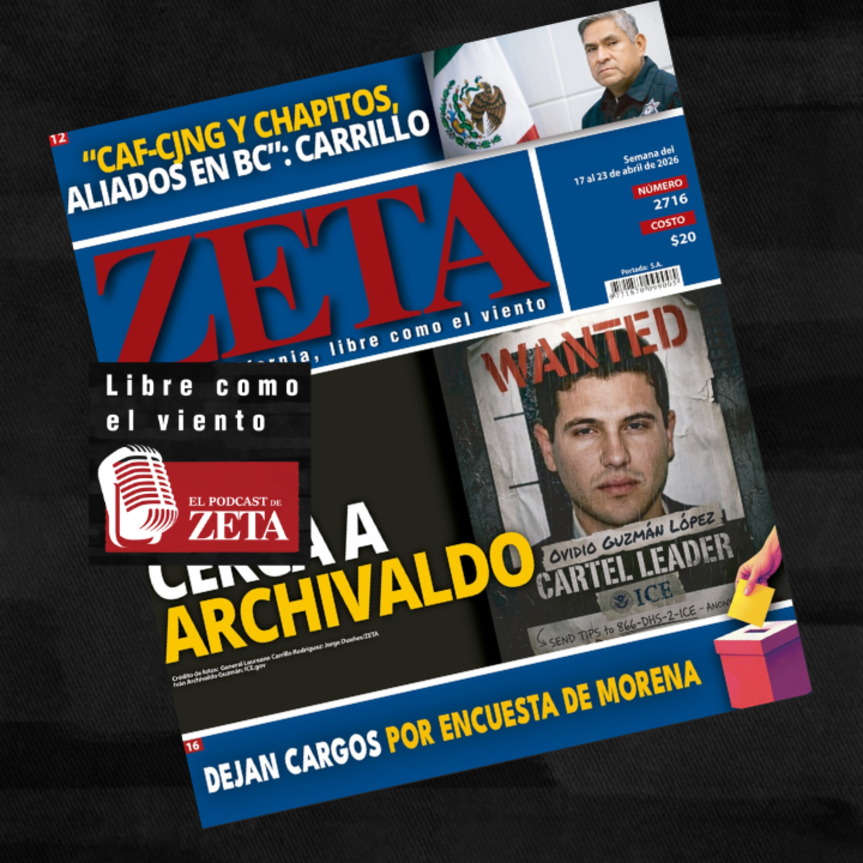 "CAF-CJNG y Chapitos, aliados en BC": Carrillo // EE.UU. cerca a Archivaldo.  episode artwork
