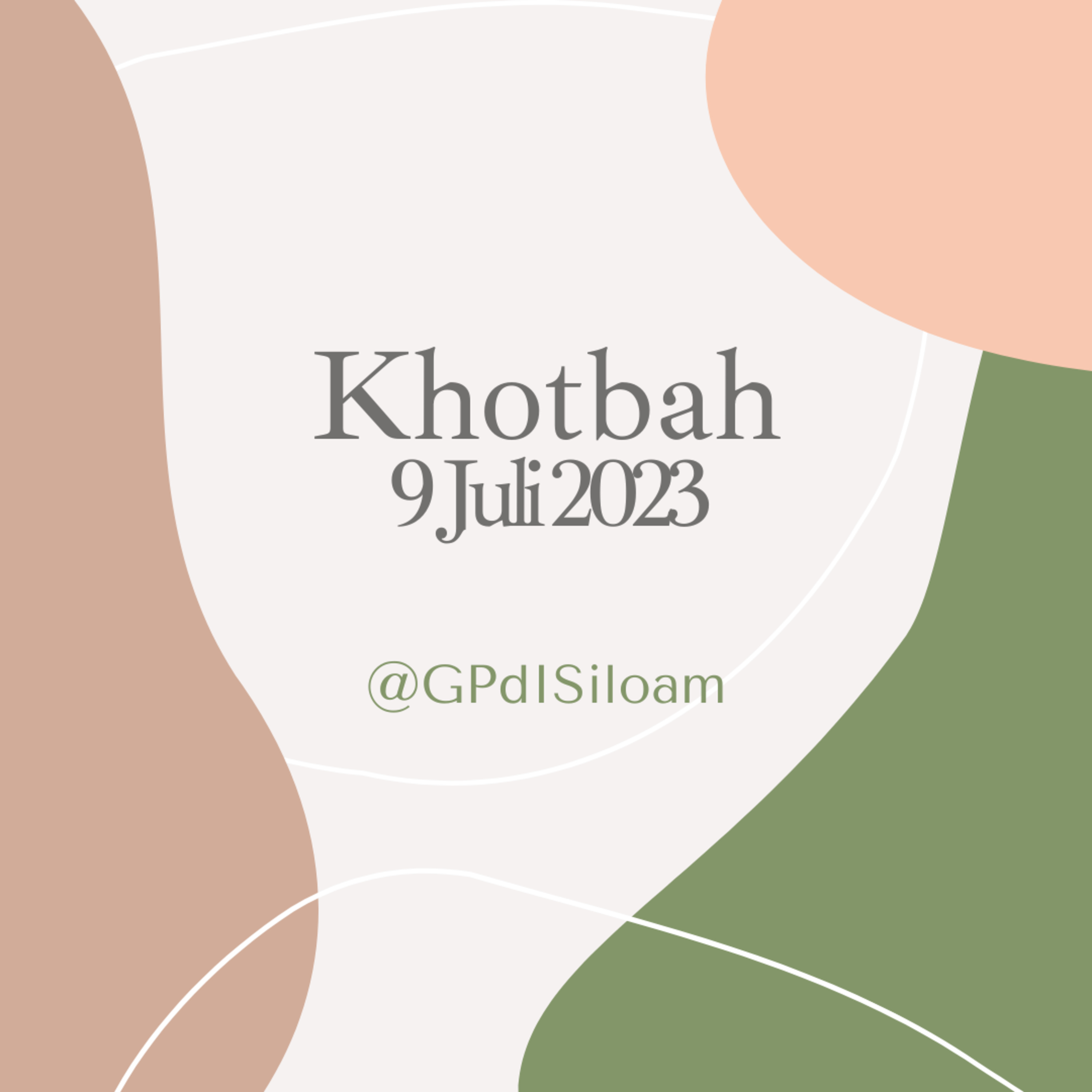 Khotbah Ibadah Raya Minggu Tgl 9 Juli 2023 episode artwork