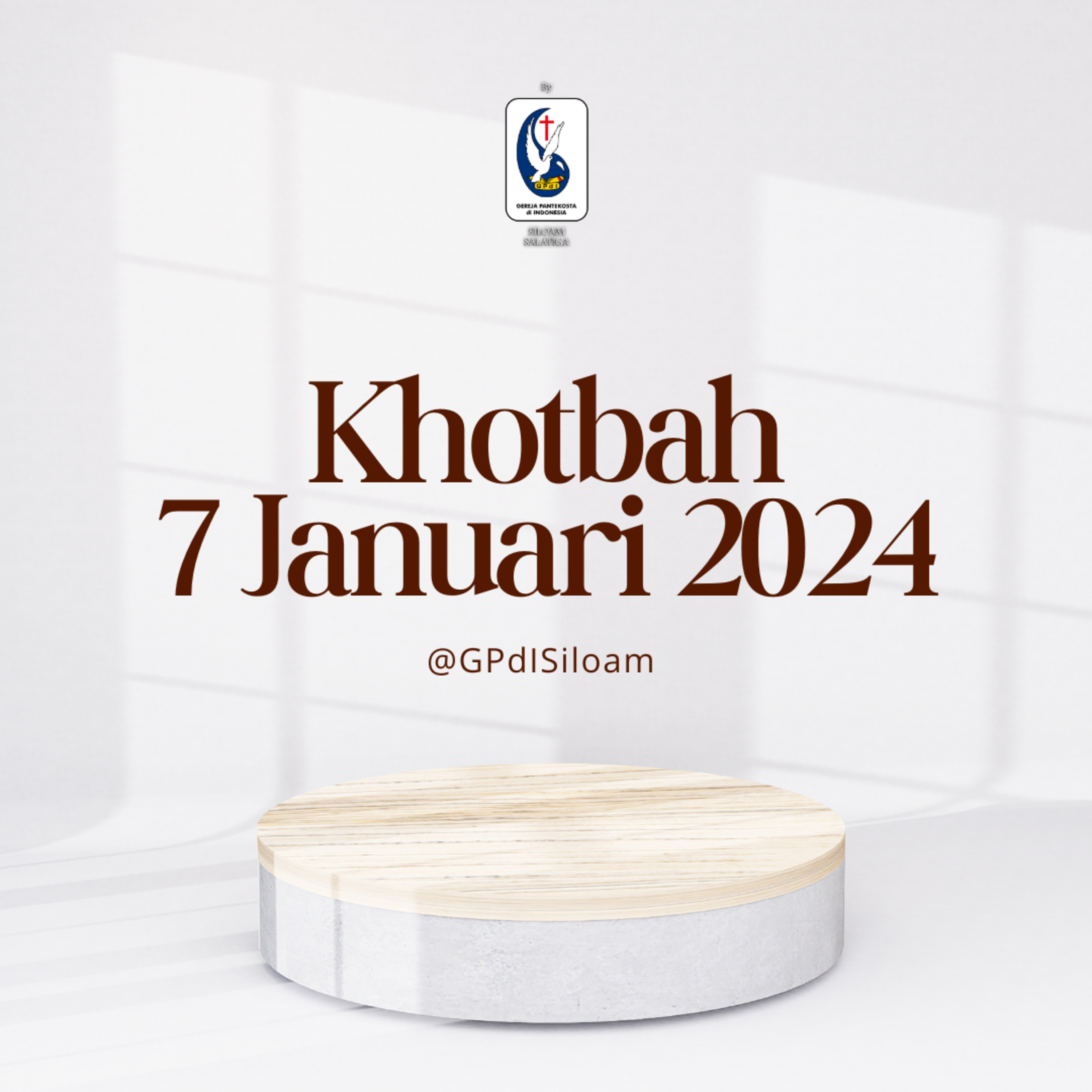 Khotbah Ibadah Raya Minggu Tgl 7 Januari 2024 episode artwork