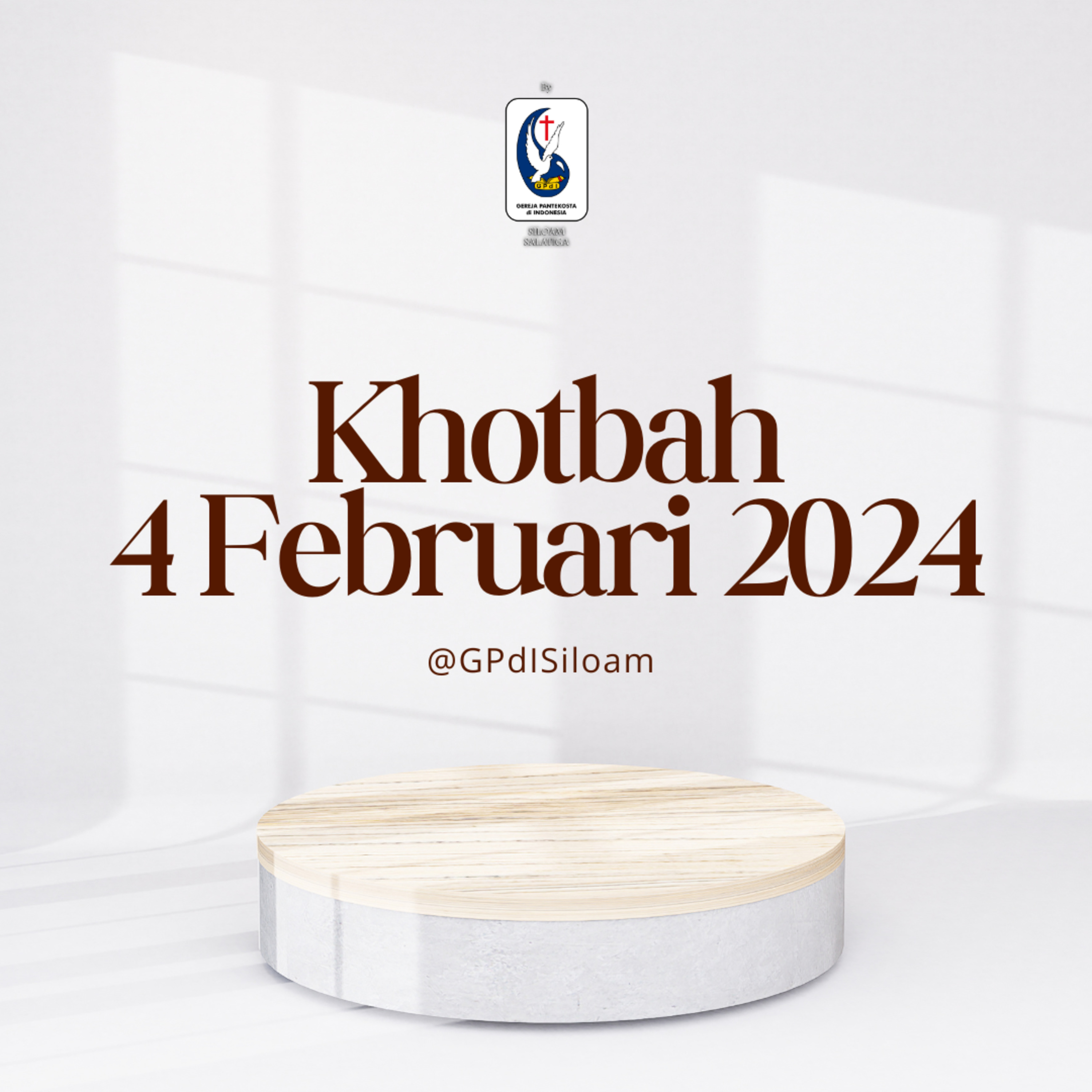 Khotbah Ibadah Raya Minggu Tgl 04 Februari 2024 episode artwork