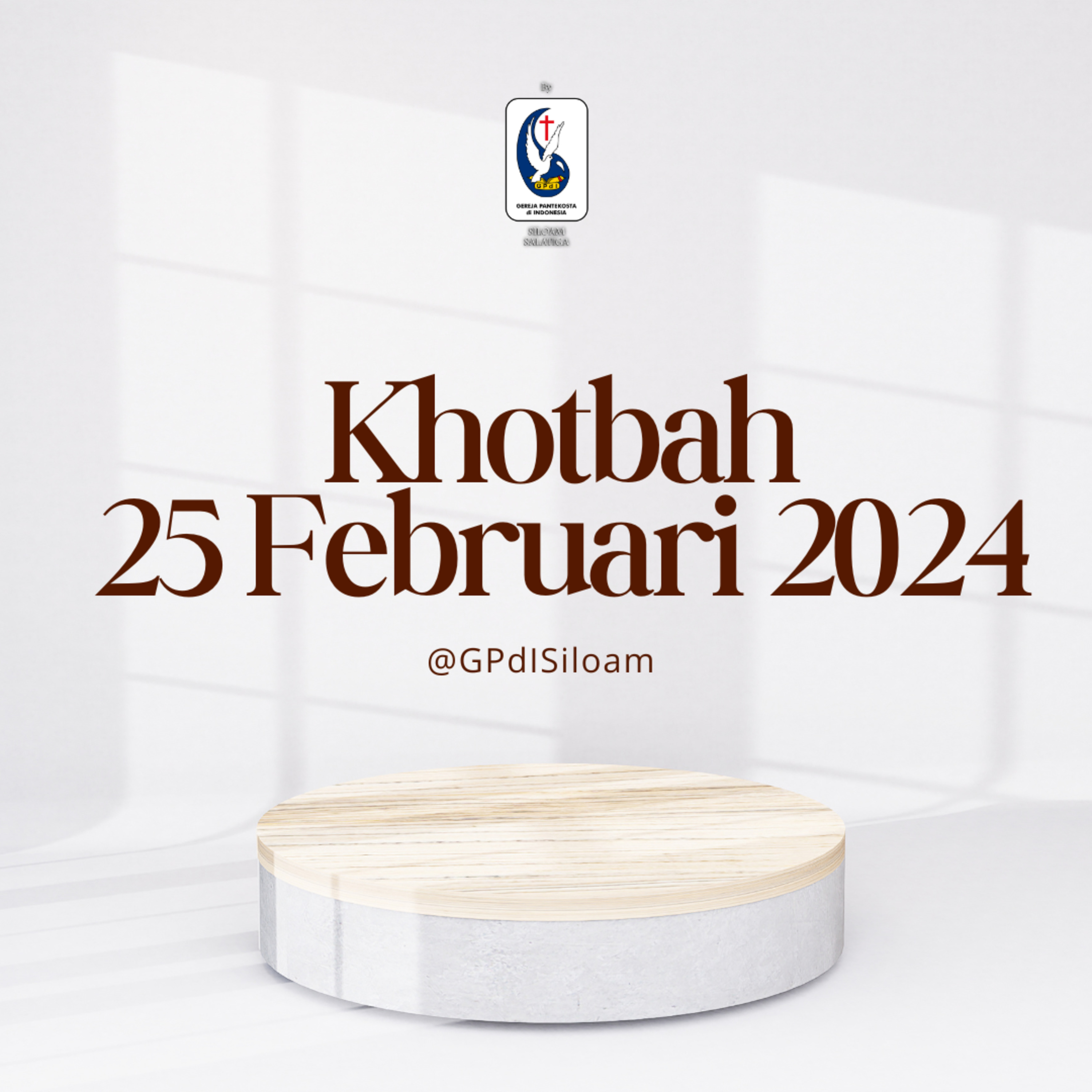 Khotbah Ibadah Raya Minggu Tgl 25 Februari 2024 episode artwork