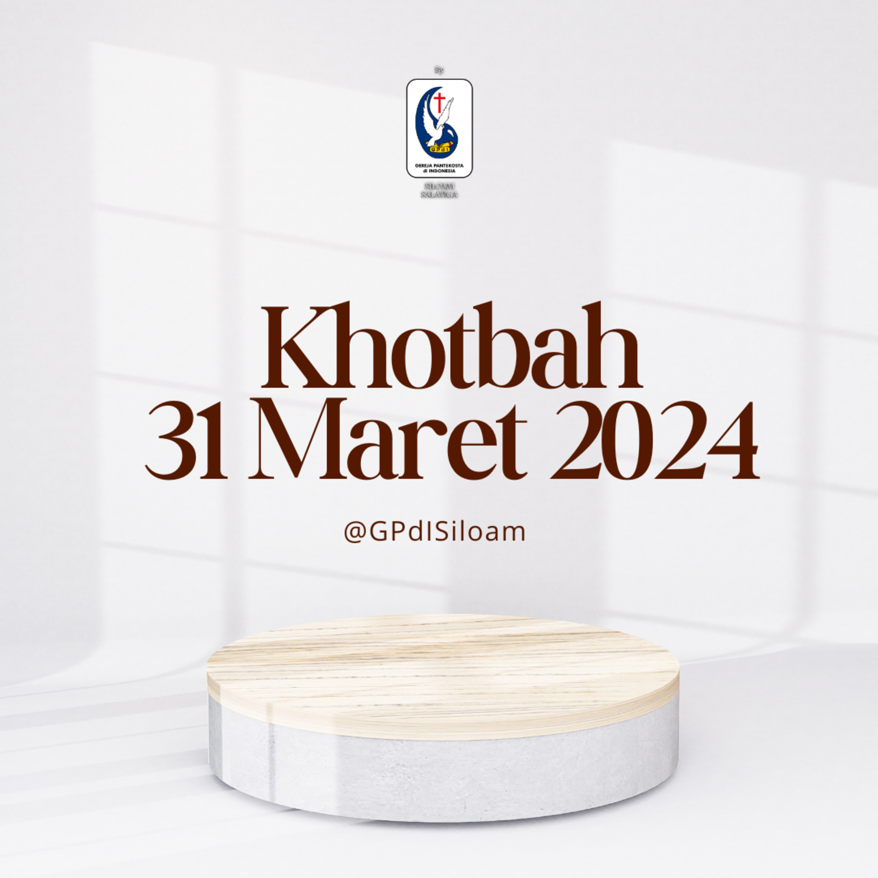 Khotbah Ibadah Kenaikan, Minggu Tgl 31 Maret 2024 episode artwork
