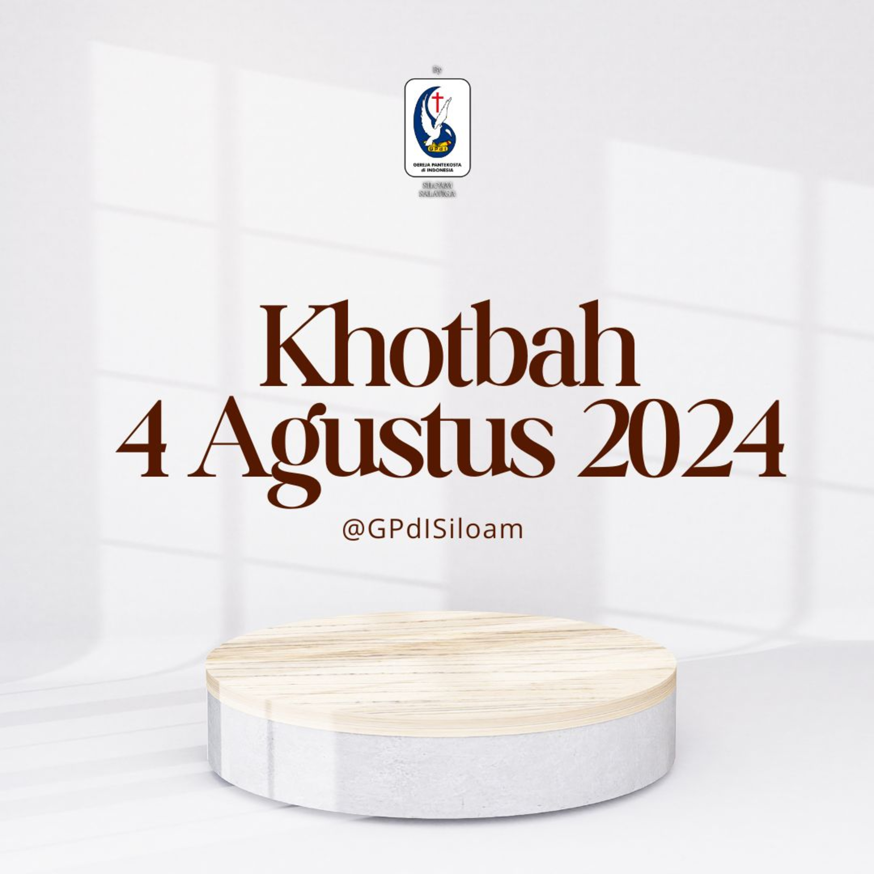 Khotbah Ibadah Raya Minggu Tgl 4 Agustus 2024 episode artwork