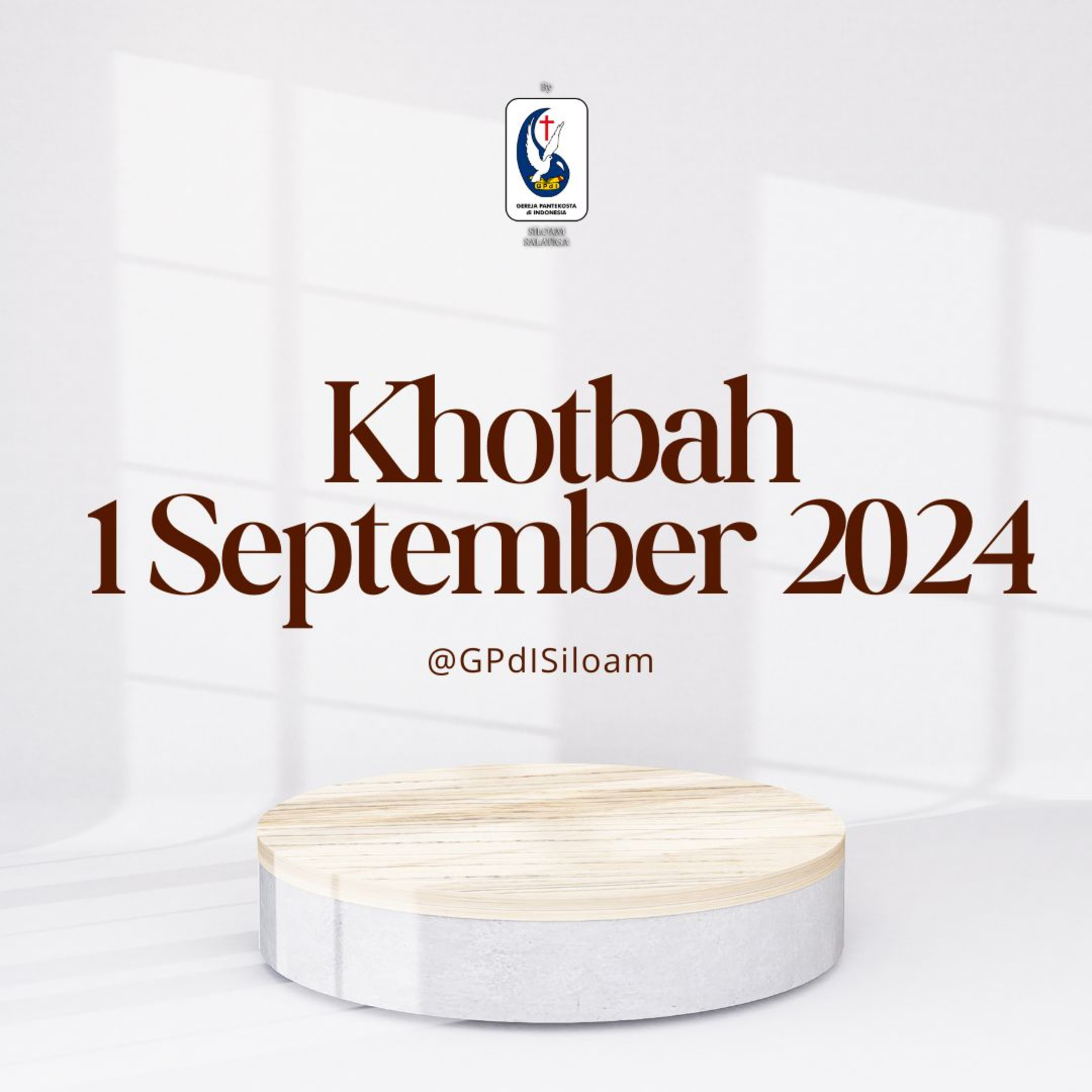 Khotbah Ibadah Raya Minggu Tgl 1 September 2024 episode artwork