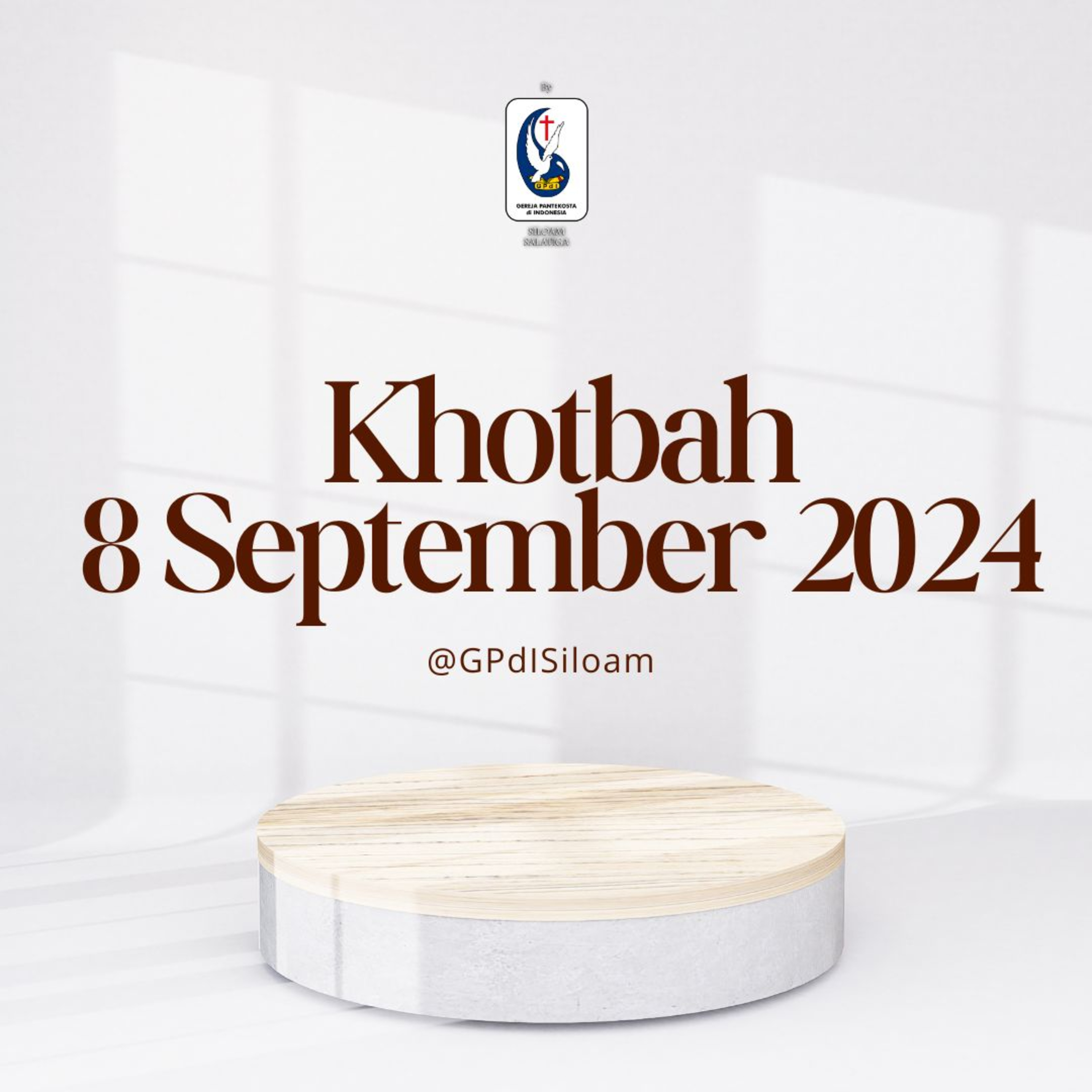Khotbah Ibadah Raya Minggu Tgl 8 September 2024 episode artwork