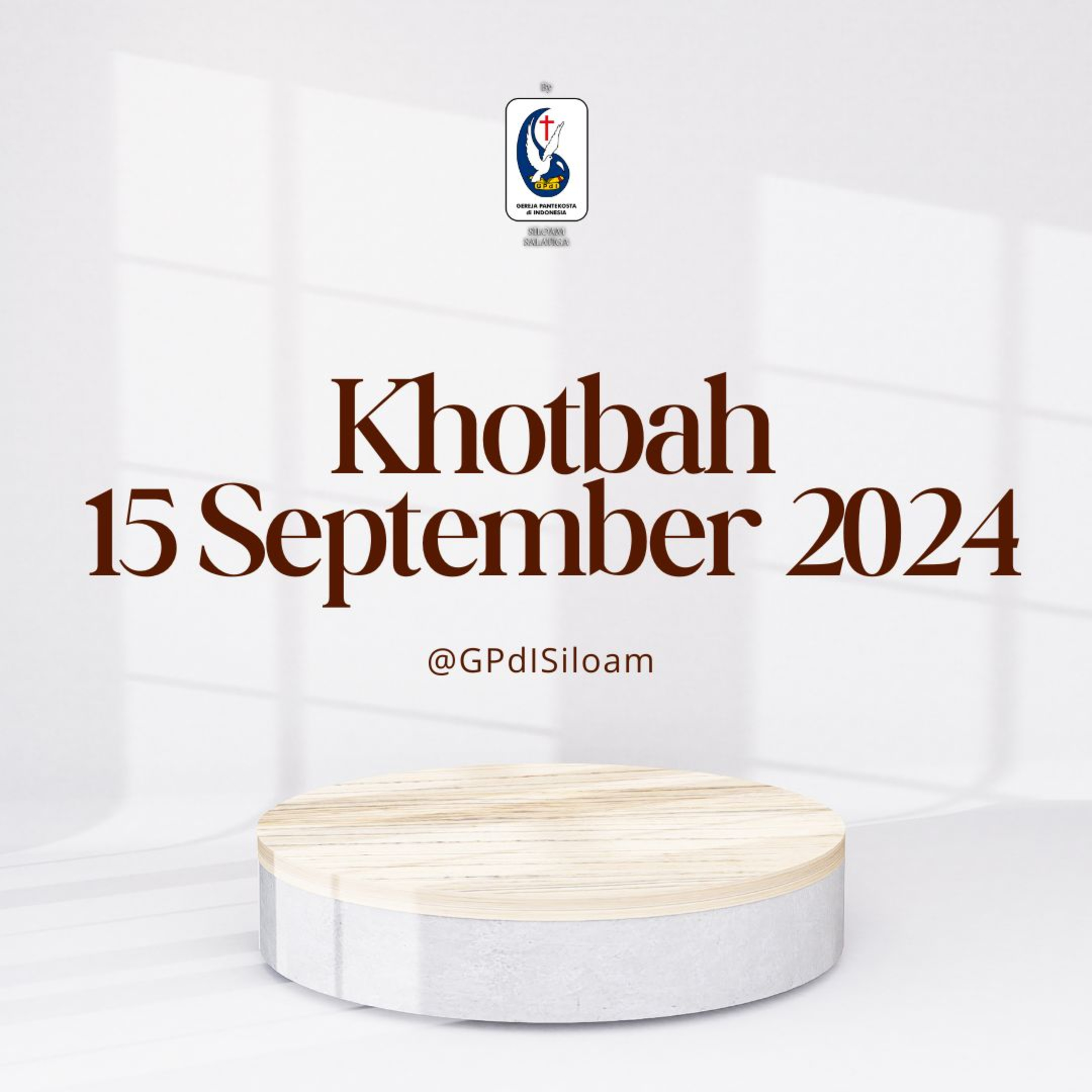 Khotbah Ibadah Raya Minggu Tgl 15 September 2024,  episode artwork