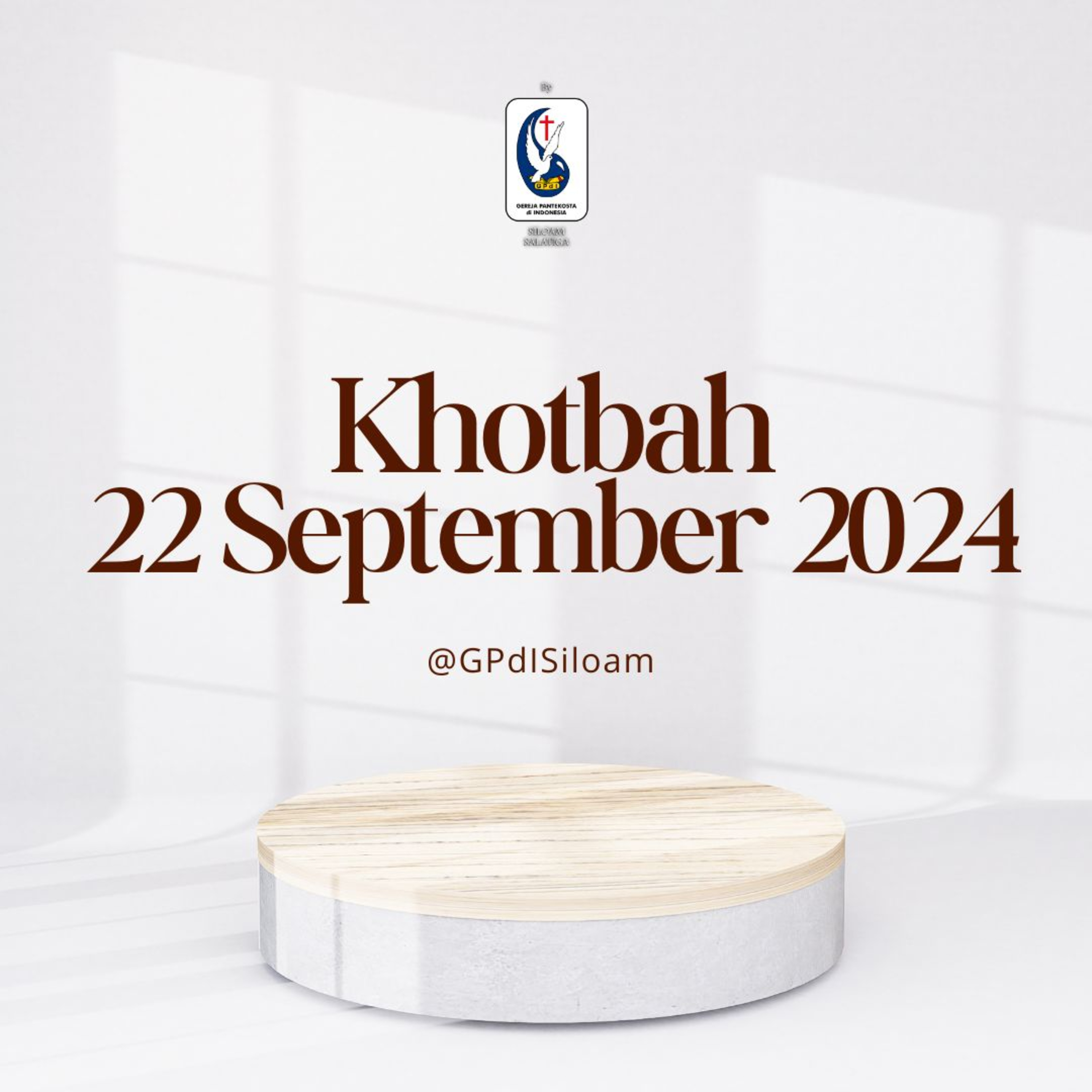 Khotbah Ibadah Raya Minggu Tgl 22 September 2024 episode artwork