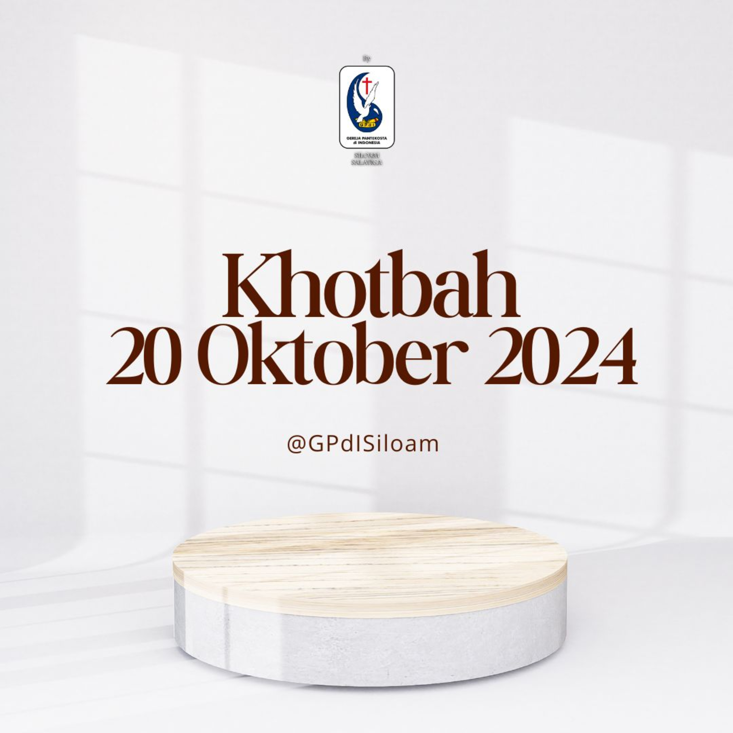 Khotbah Ibadah Raya Minggu Tgl 20 Oktober 2024 episode artwork