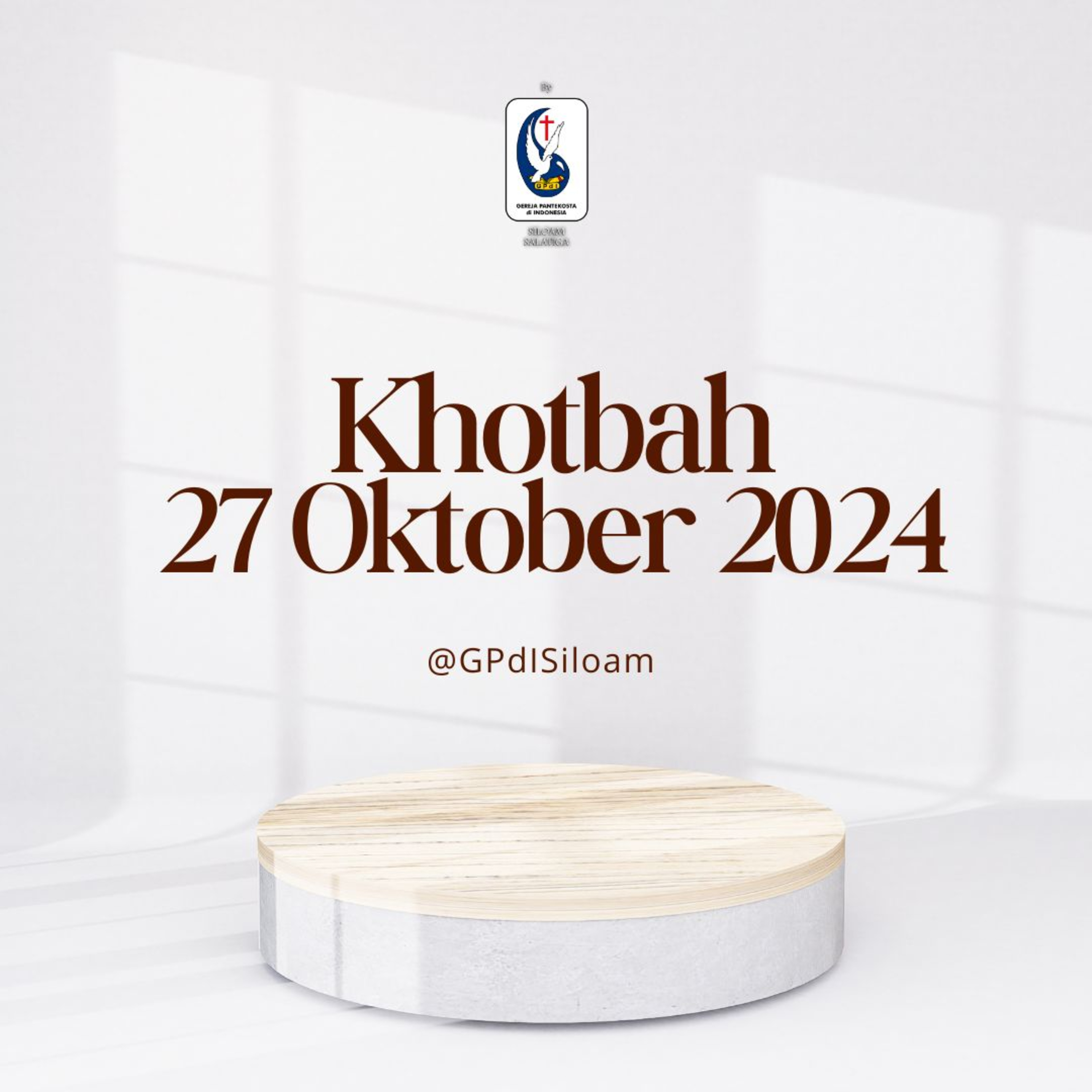 Khotbah Ibadah Raya Minggu Tgl 27 Oktober 2024 episode artwork