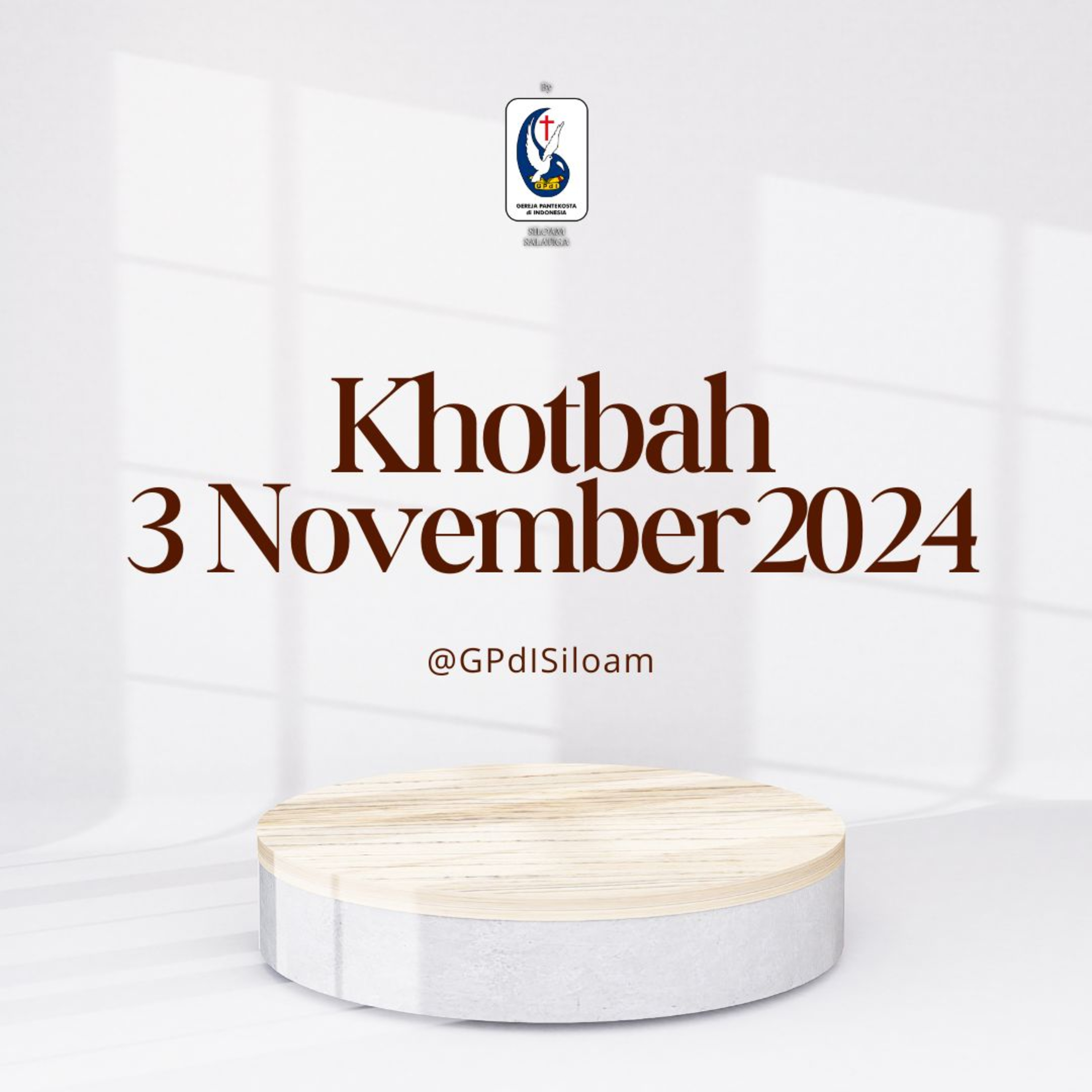 Khotbah Ibadah Raya Minggu Tgl 3 November 2024 episode artwork