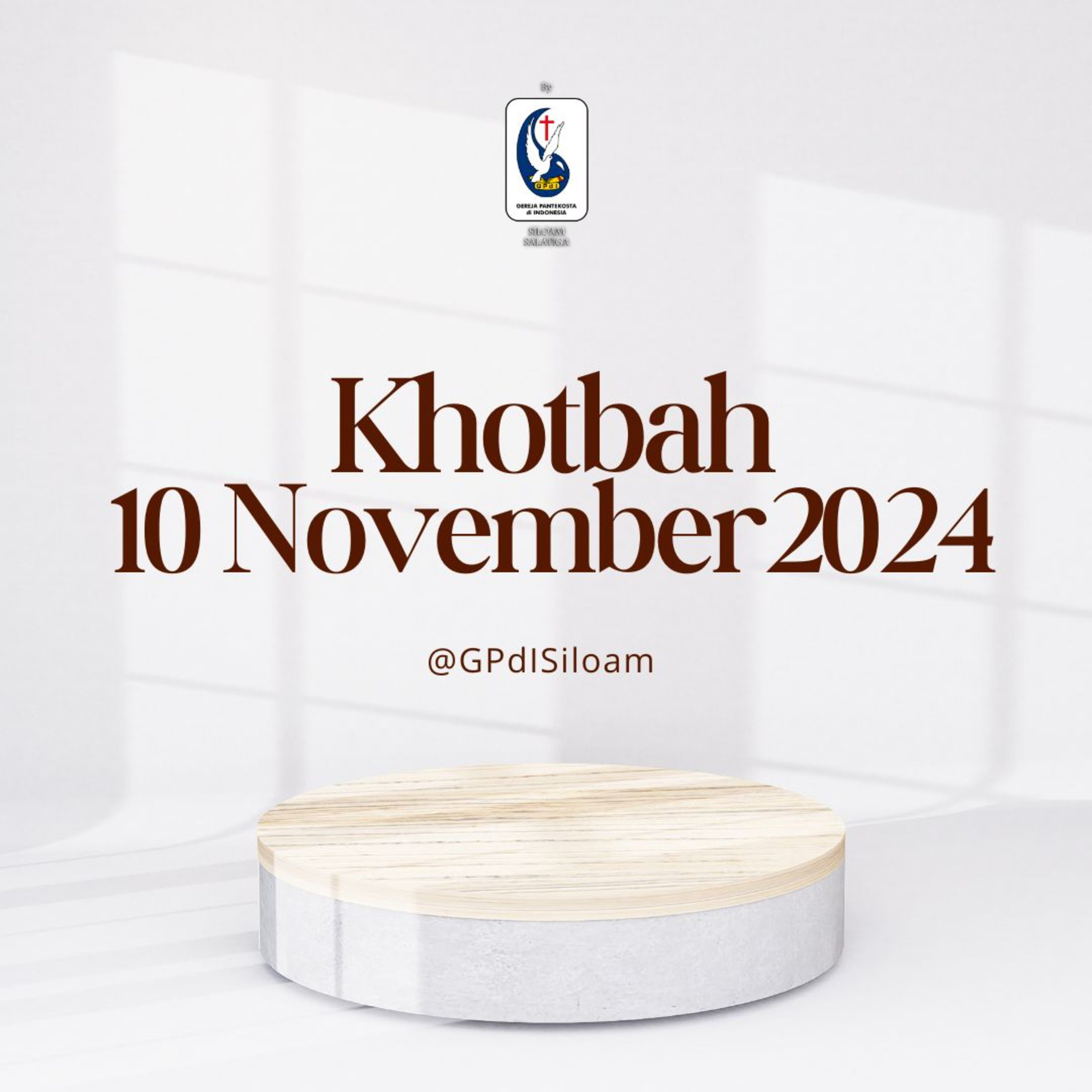 Khotbah Ibadah Raya Minggu Tgl 10 November 2024 episode artwork