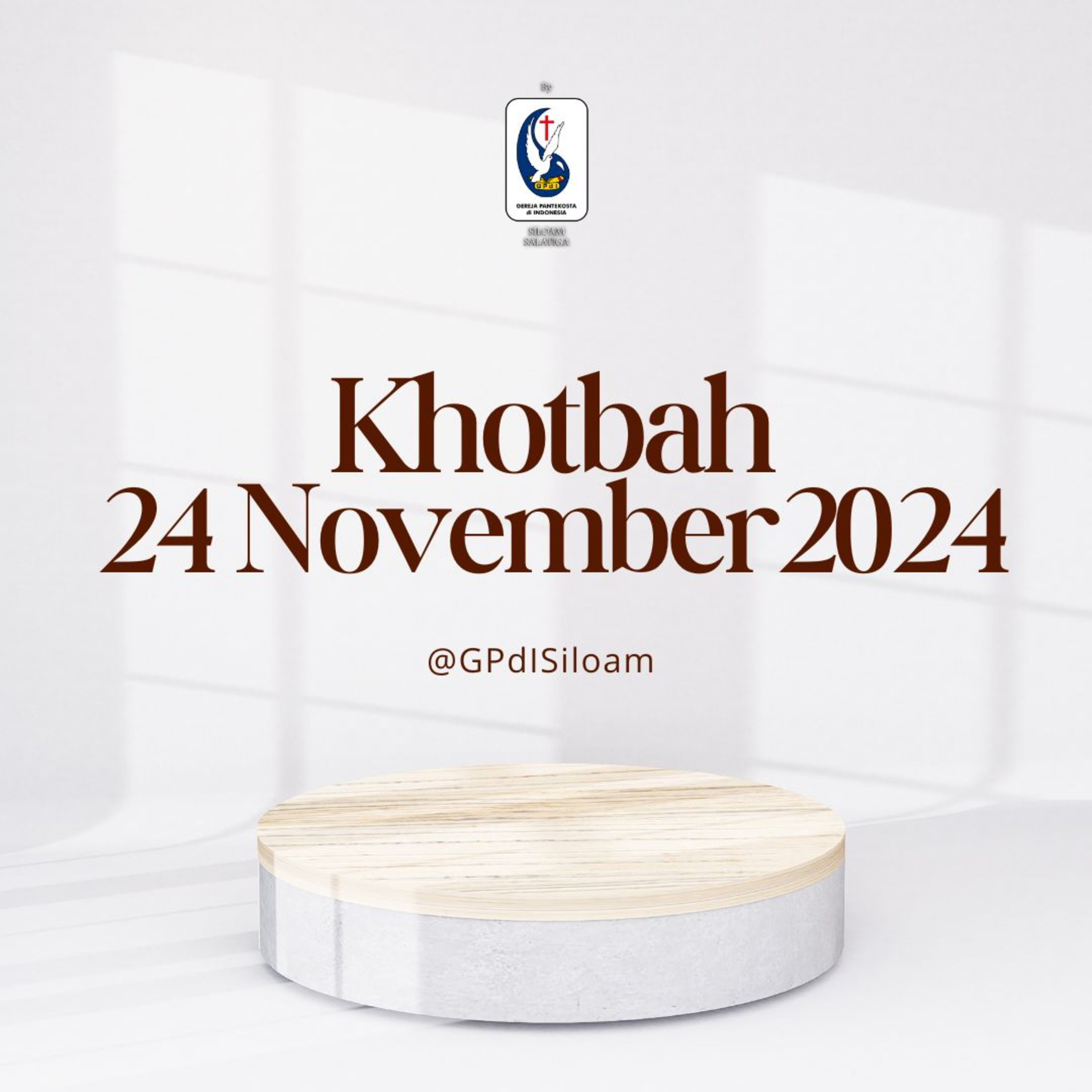 Khotbah Ibadah Raya Minggu Tgl 24 NOVEMBER 2024 episode artwork