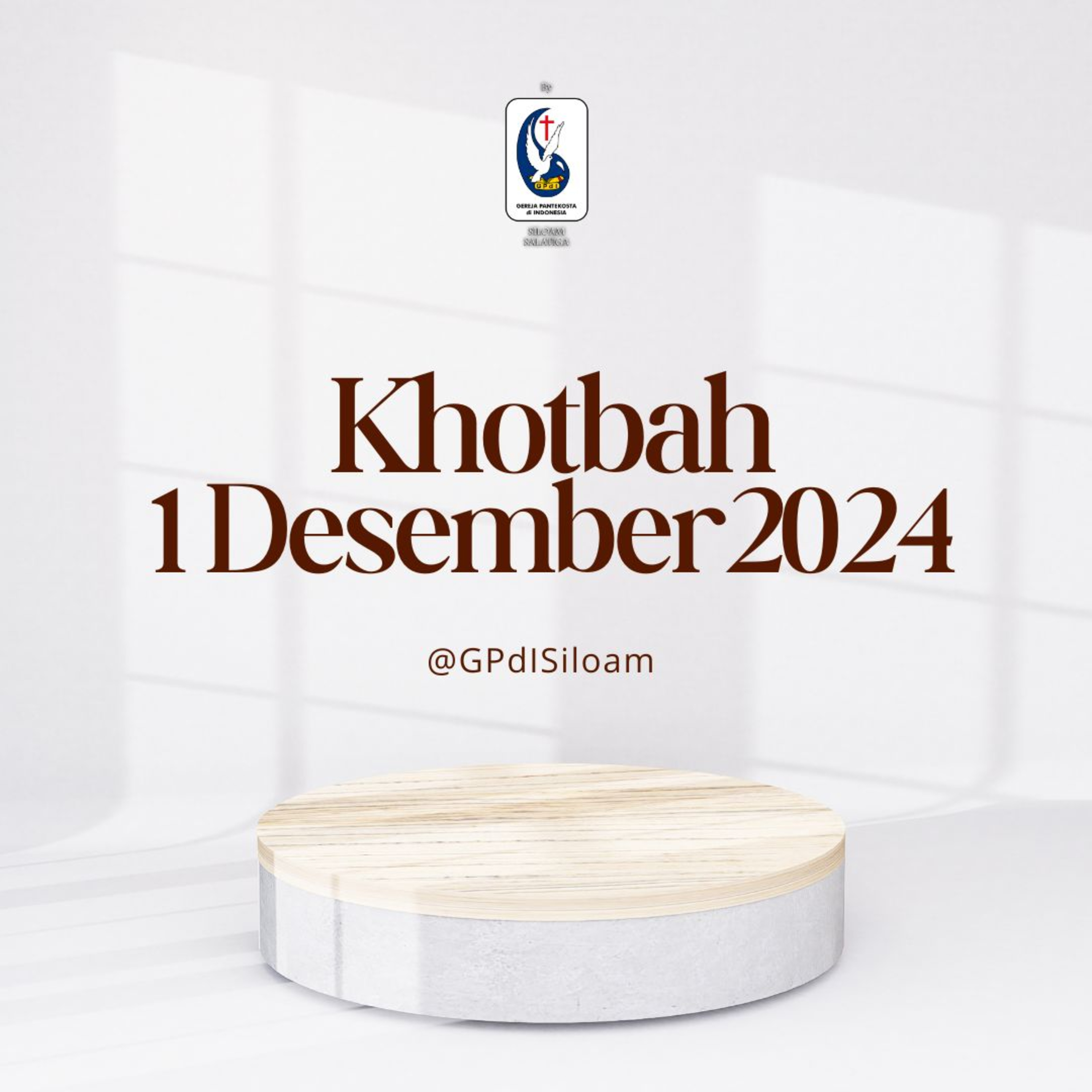 Khotbah Ibadah Raya Minggu Tgl 1 Desember 2024 episode artwork