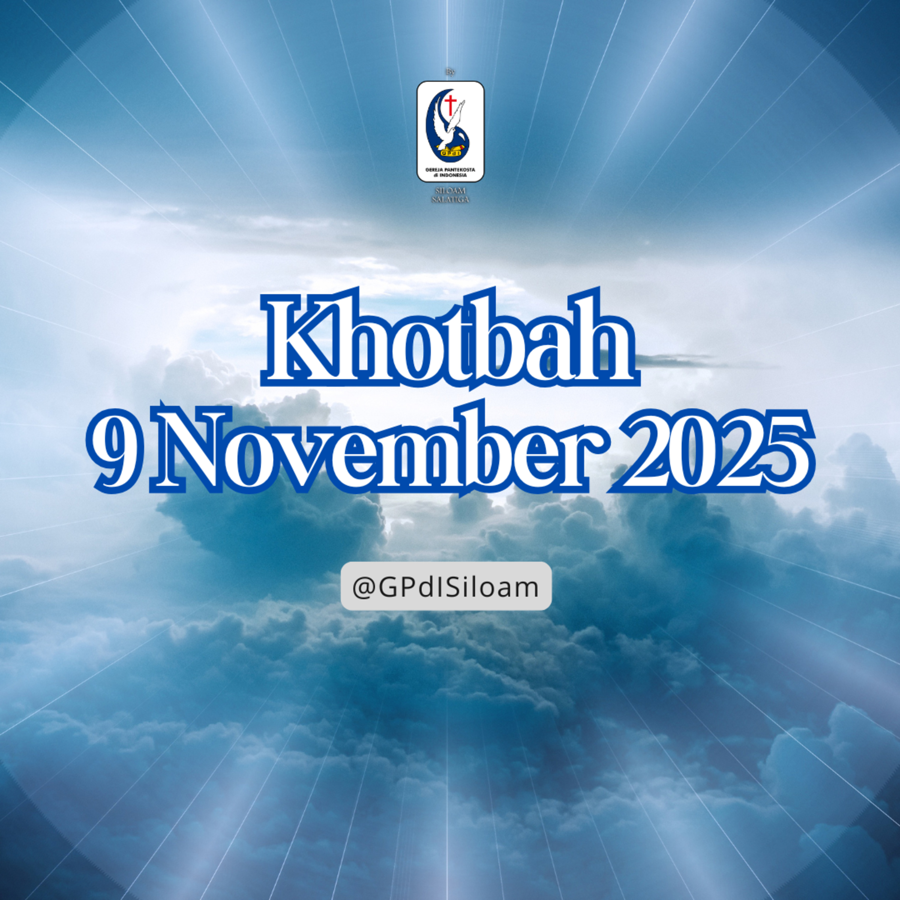 Khotbah Ibadah Raya Minggu Tgl 9 November 2025 episode artwork