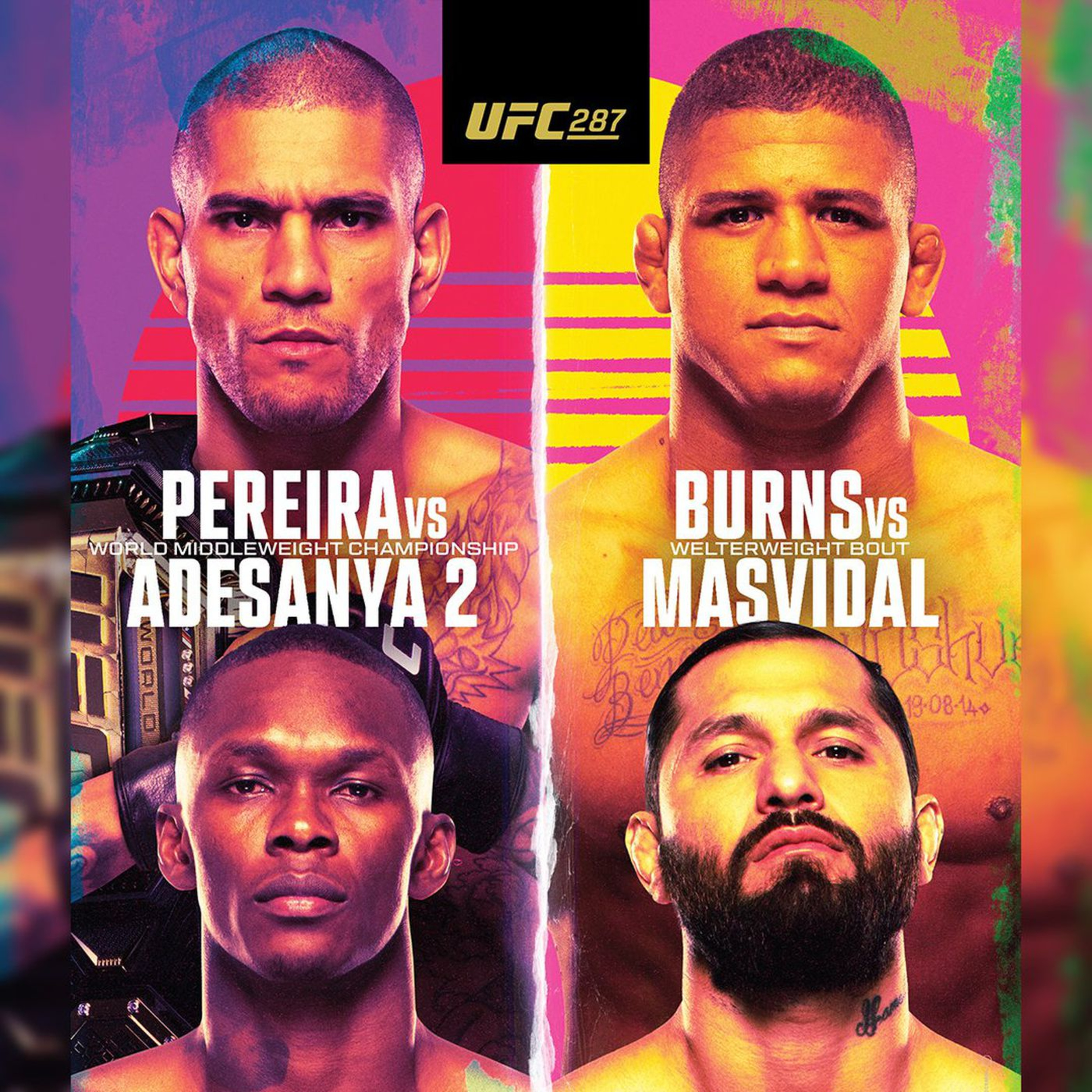 UFC 287 Israel Adesanya vs Alex Periera 2 | Masvidal vs Gilbert Burns Predictions (Hindi) episode artwork