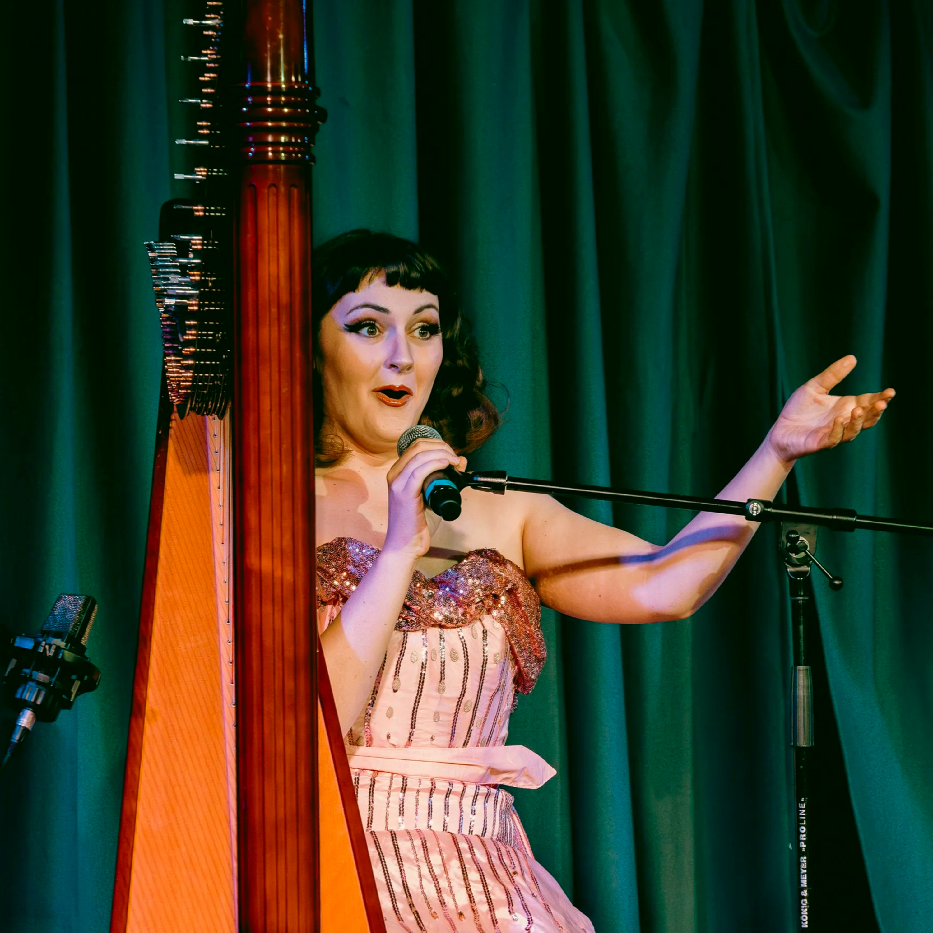 Harpist and Comedian Sam Hickman episode artwork