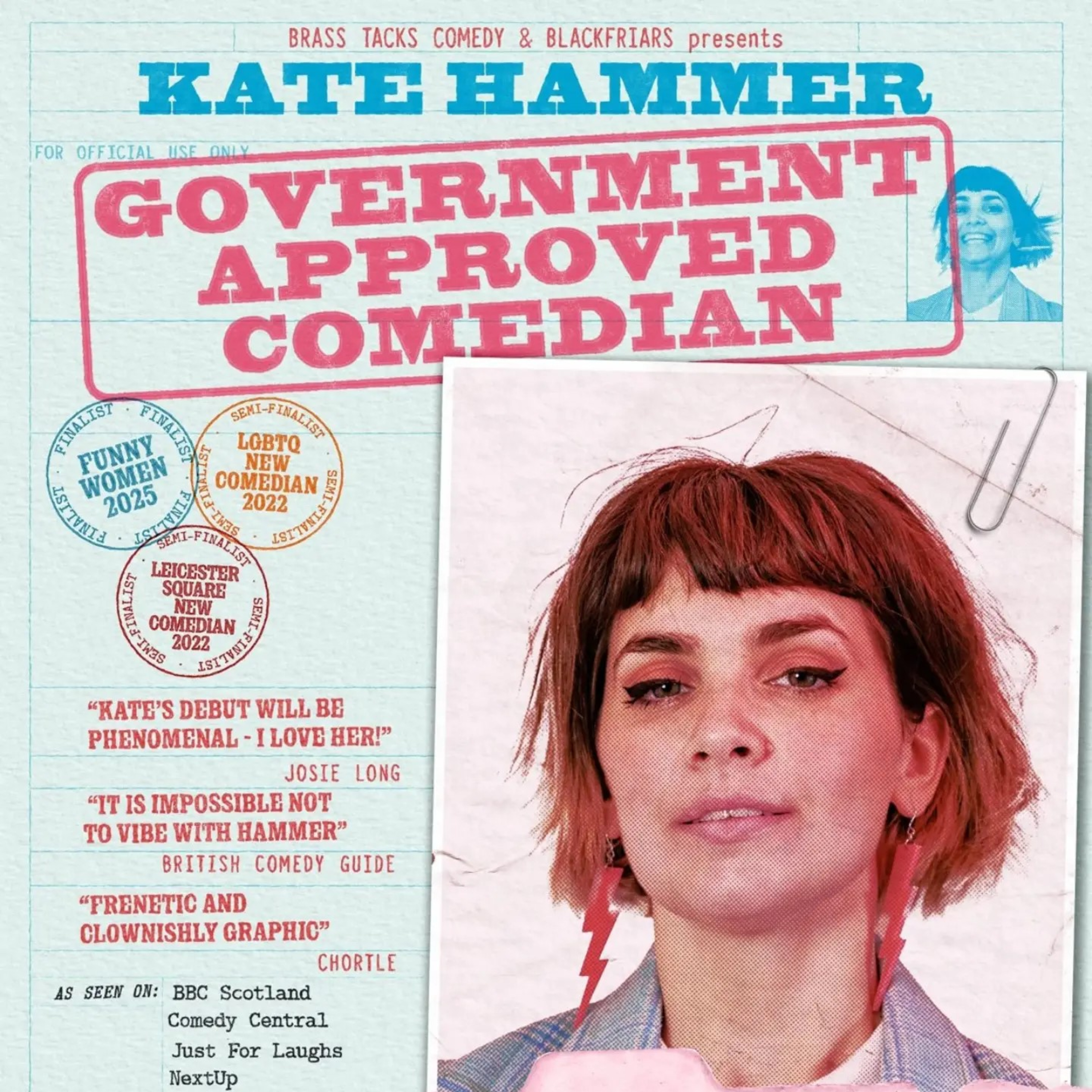 Government Approved Comedian - Kate Hammer episode artwork