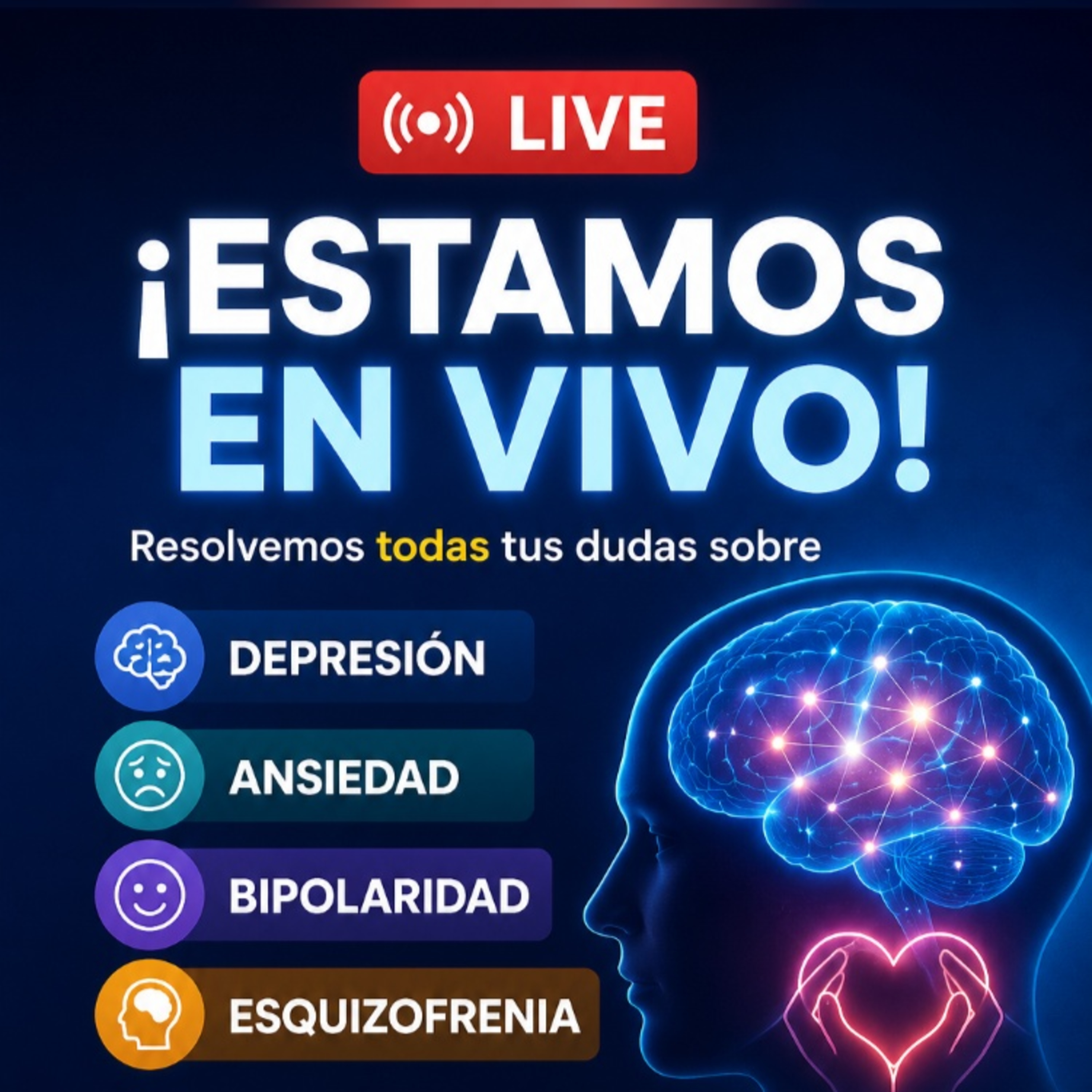 🧠 Todo sobre ansiedad, bipolaridad y esquizofrenia EN VIVO | Live | Cit-Neuropsique episode artwork