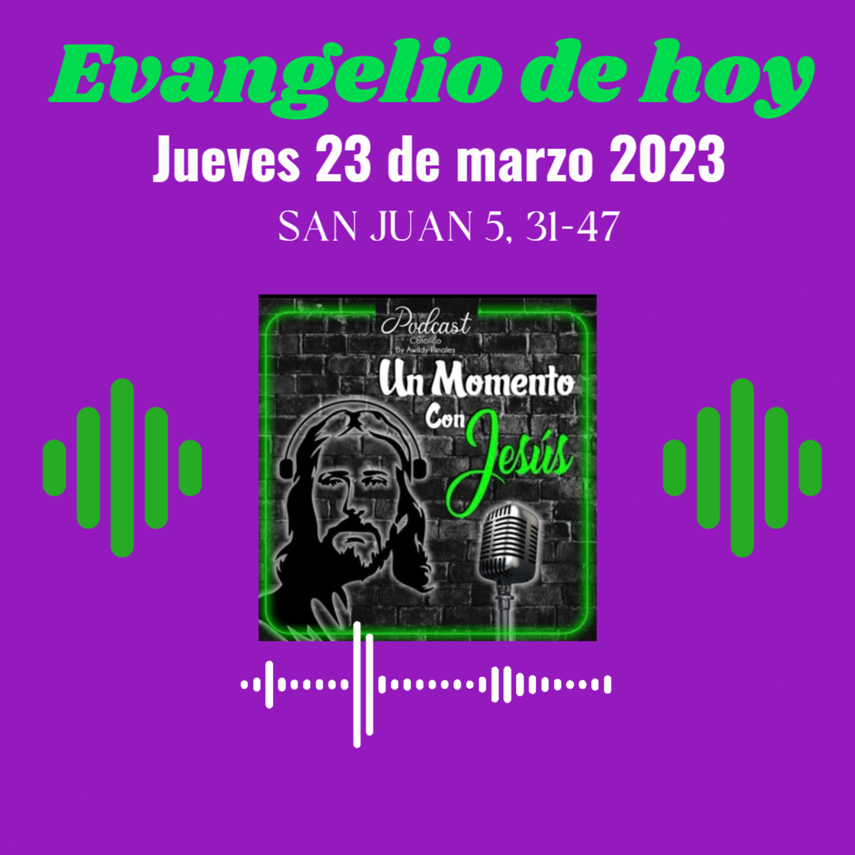 Evangelio jueves 23 de marzo 2023 (Hay uno que los acusa: Moisés, en quien tienen su esperanza) episode artwork