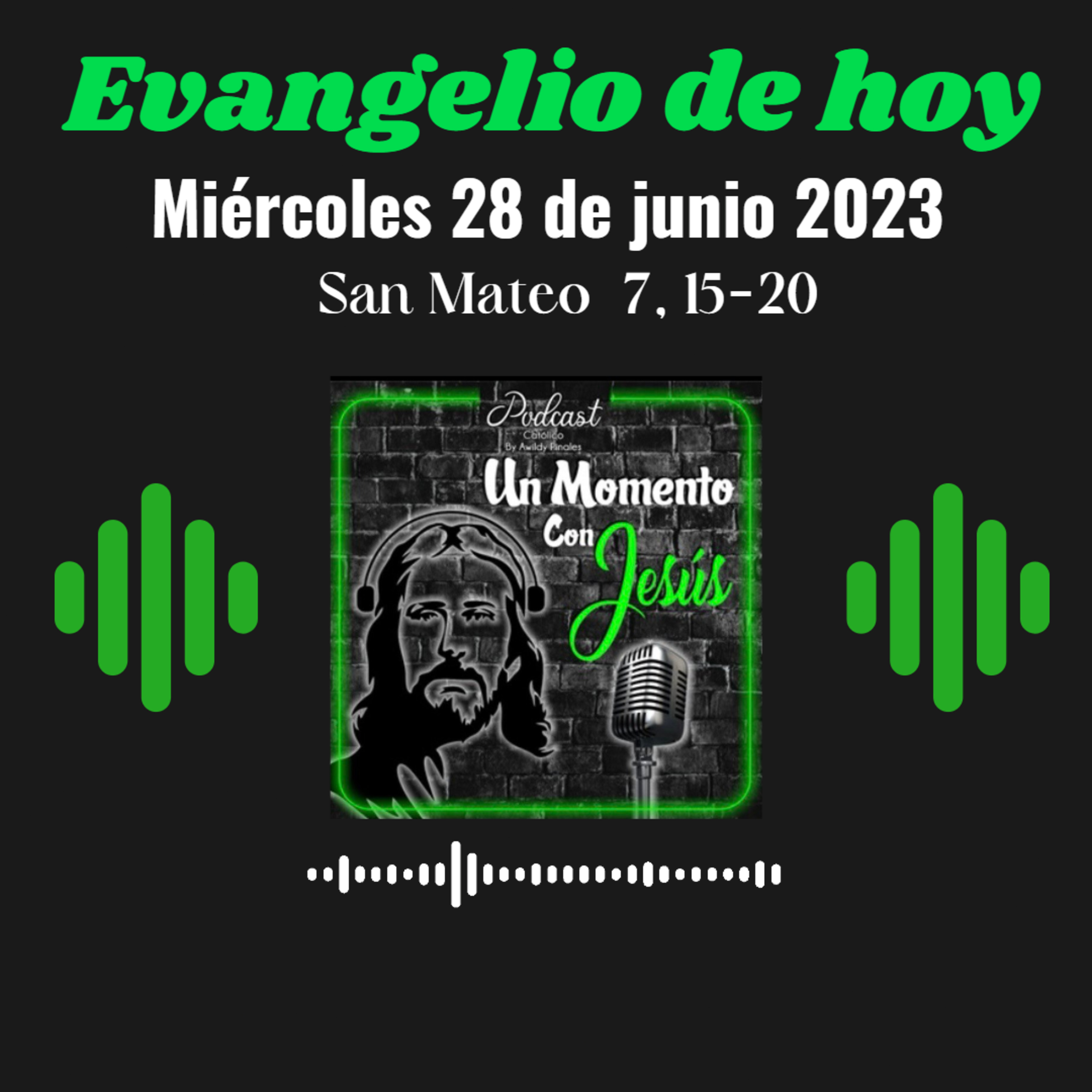Evangelio miércoles 28 de junio 2023 (Por sus frutos los conocerán)  episode artwork
