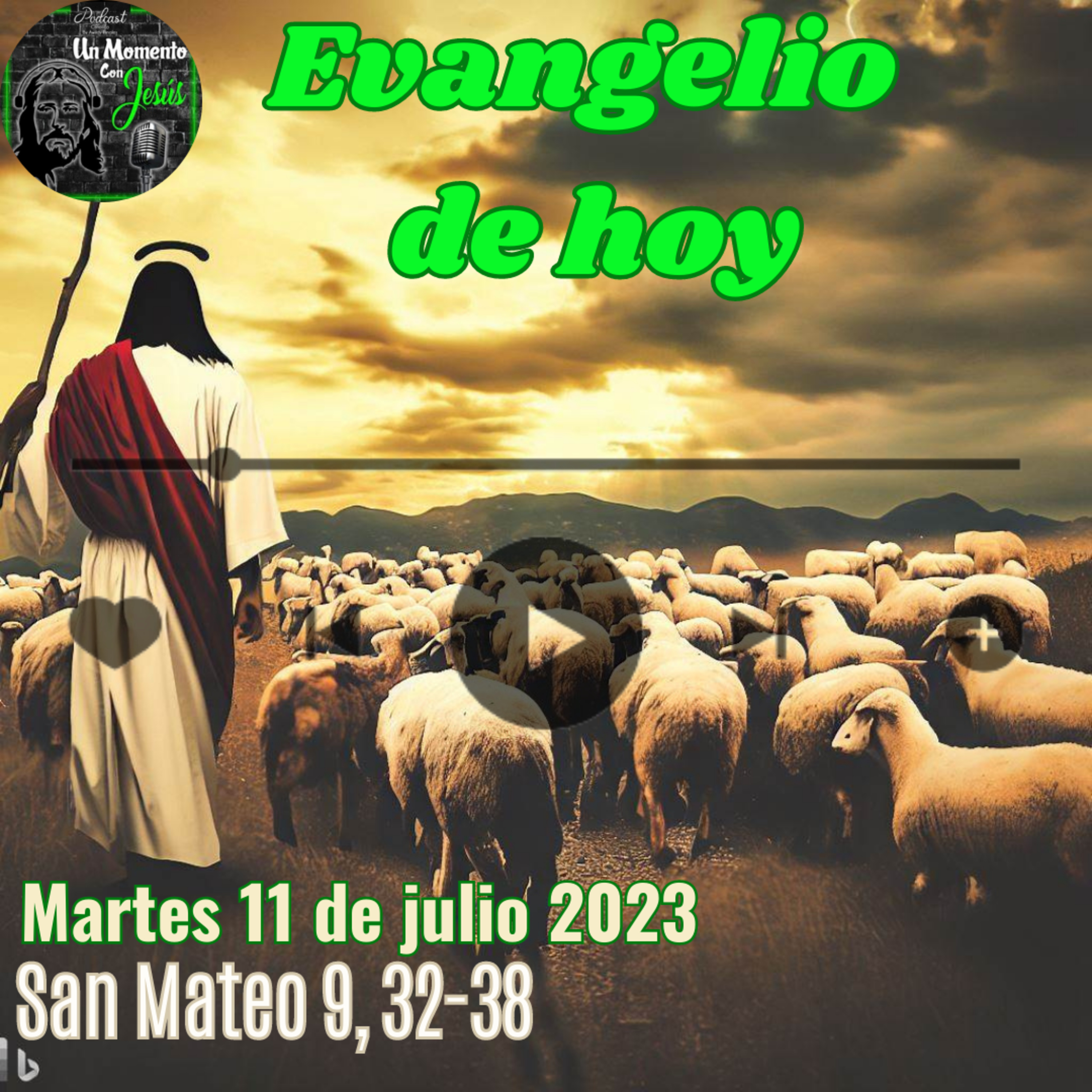 Evangelio martes 11 de julio 2023 (Andaban como ovejas sin pastor) episode artwork