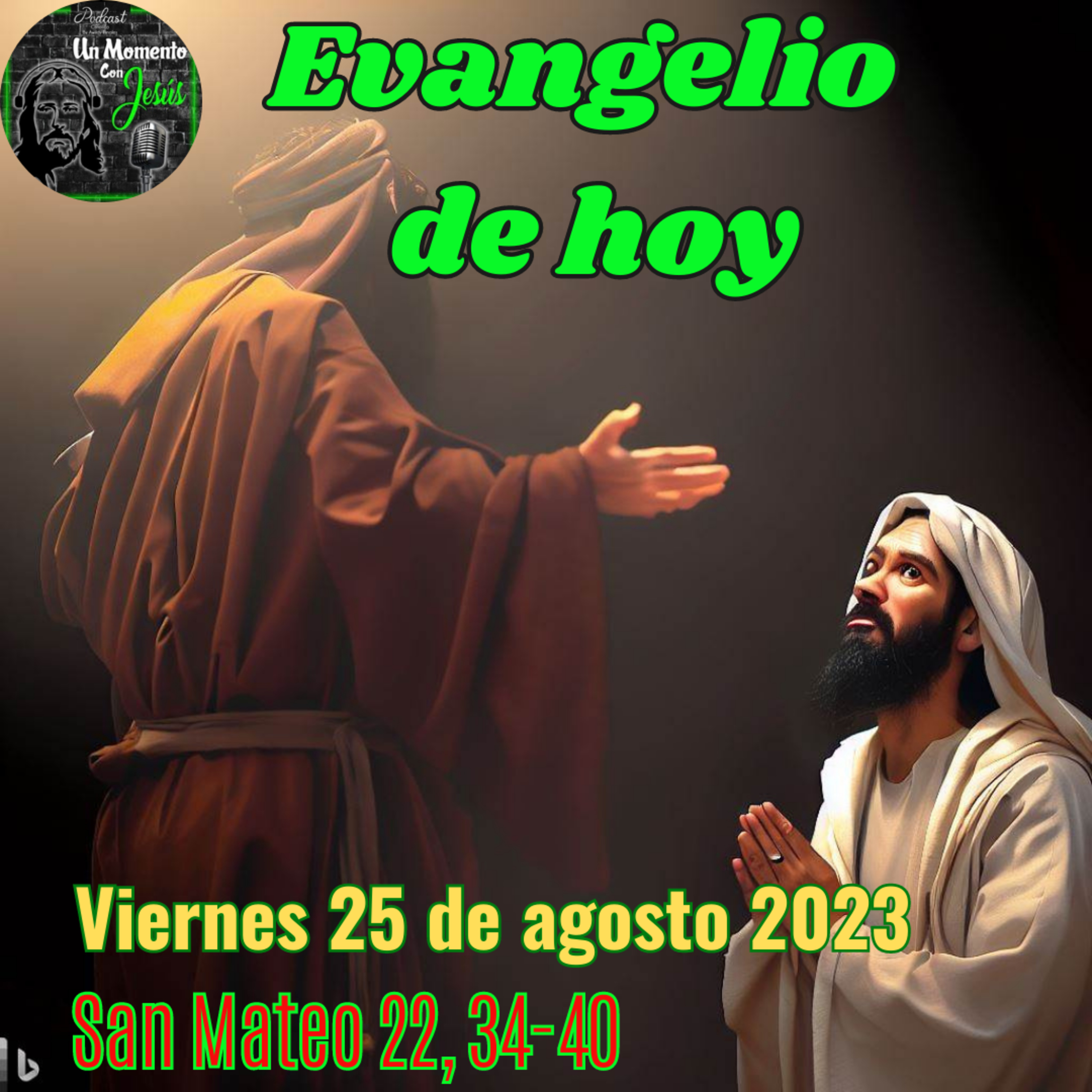 Evangelio viernes 25 de agosto 2023 | Amarás al Señor, tu Dios episode artwork