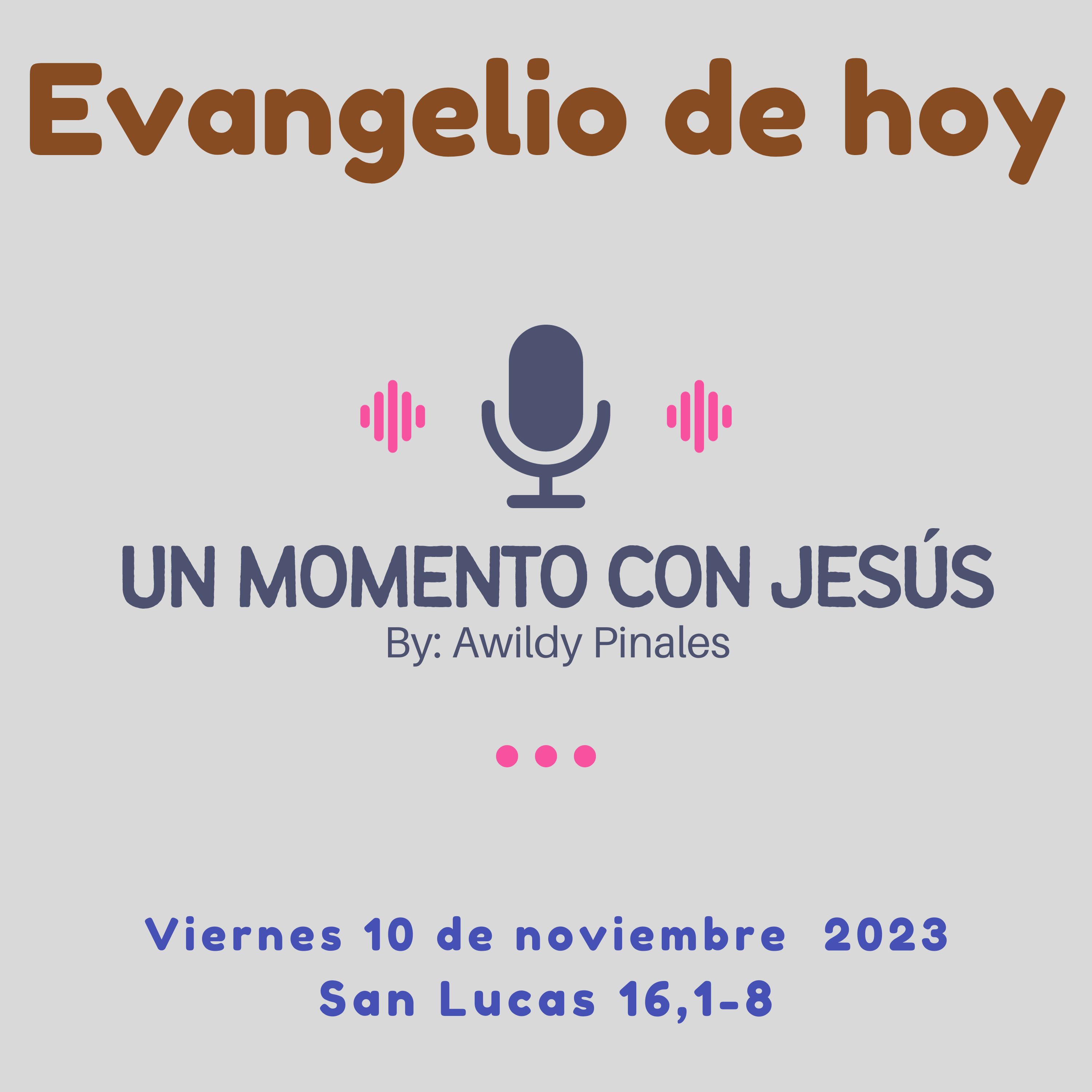 Un momento con Jesús