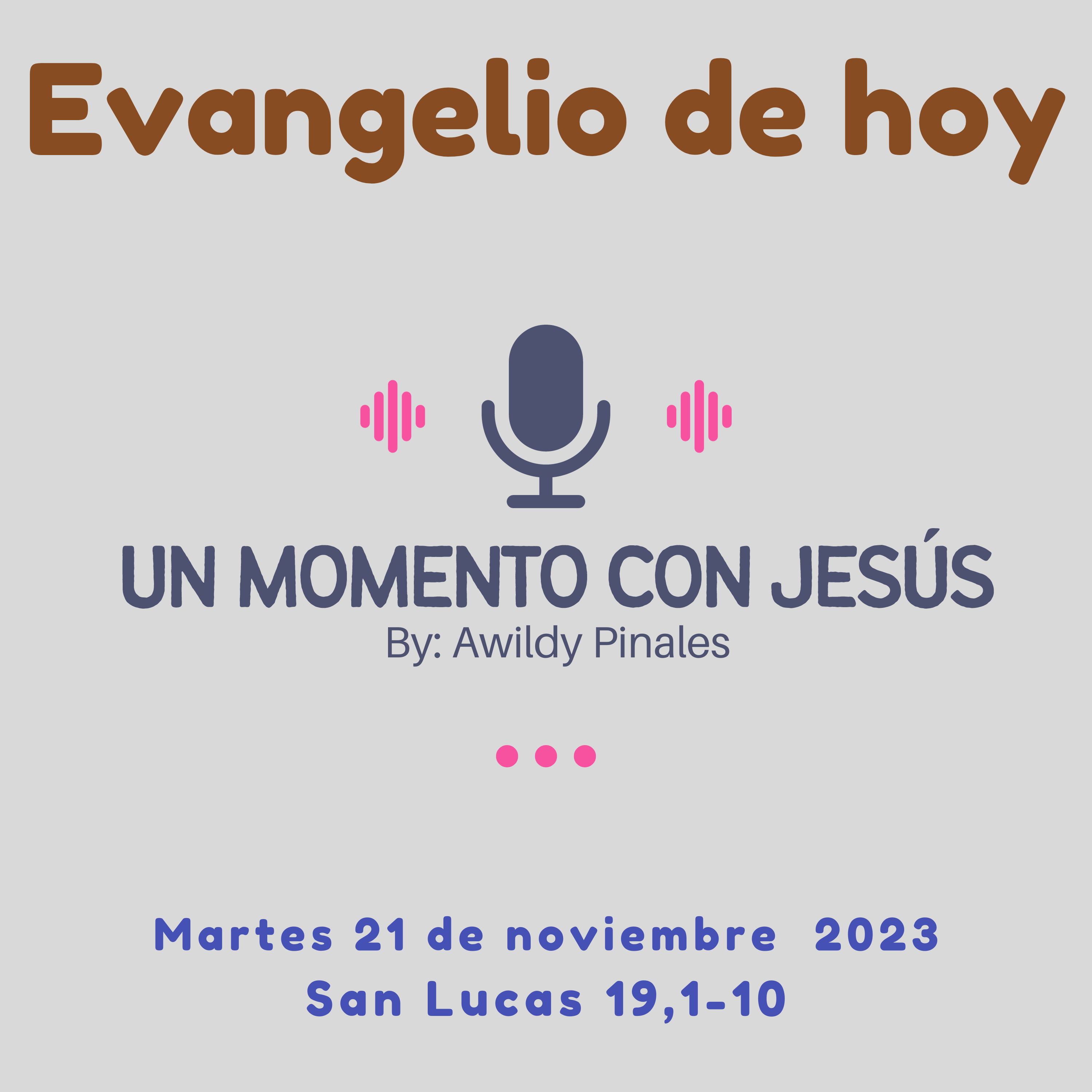HOY HA LLEGADO LA SALVACIÓN | Evangelio de hoy martes 21 de noviembre 2023 episode artwork