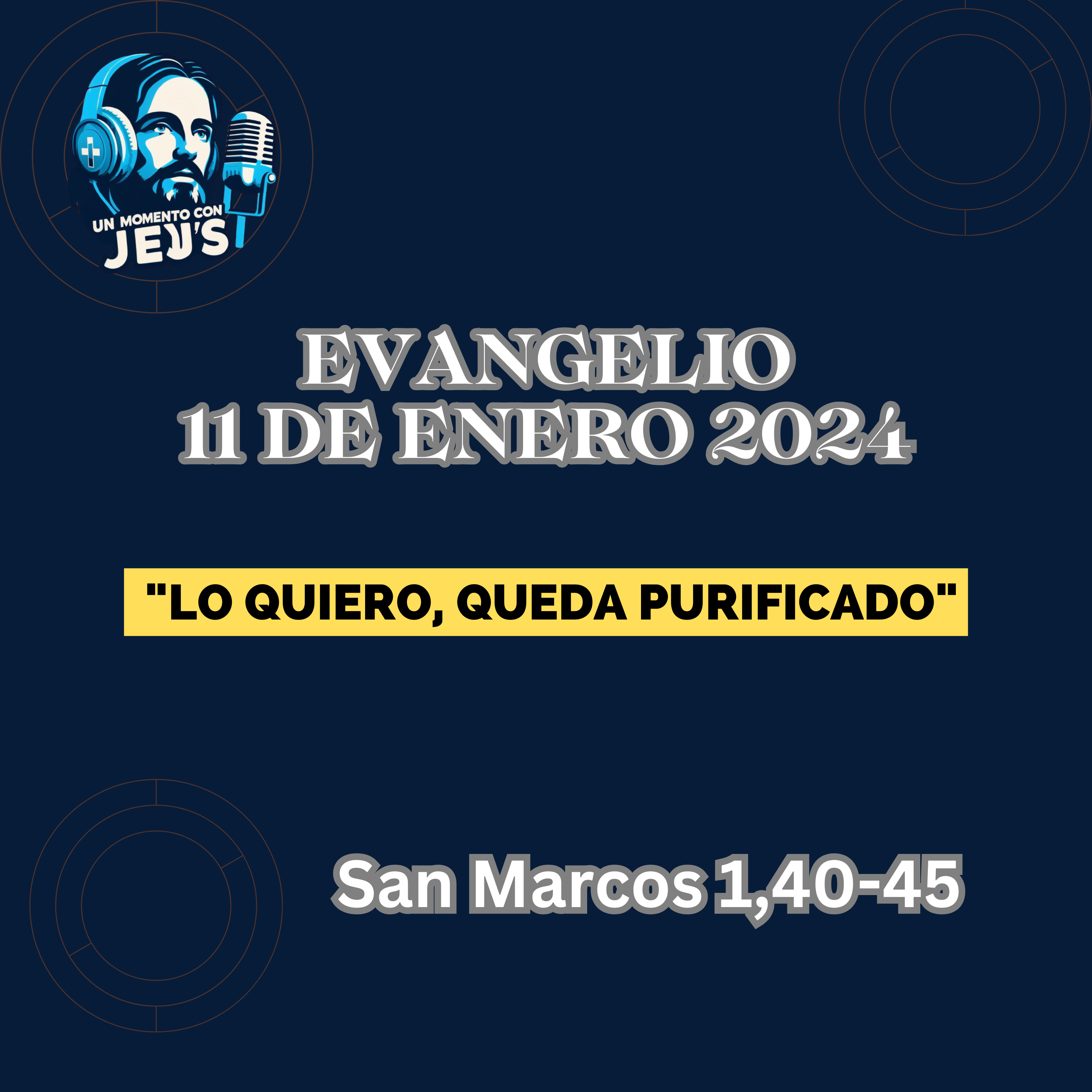 Jesús sana un leproso | EVANGELIO DE HOY | Jueves 11 enero 2024 episode artwork