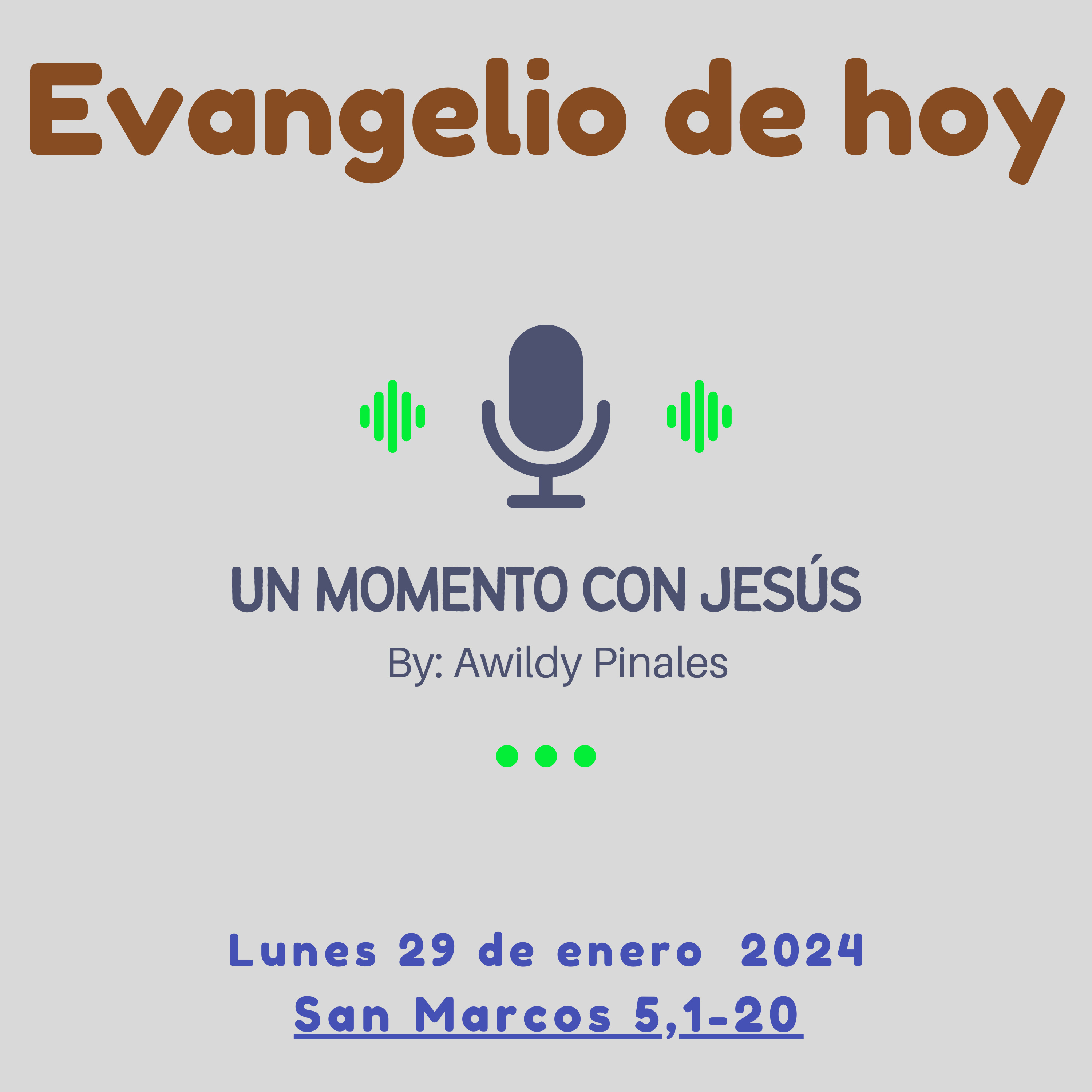 EVANGELIO DE HOY | Jesús rompe las cadenas | Lunes 29 de enero 2024 episode artwork